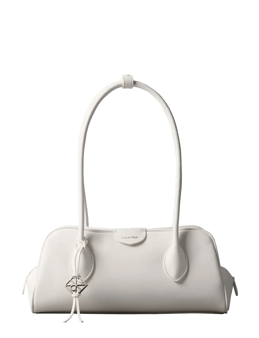 Calvin Klein - EMBLEM TRIO SHOULDER BAG - alltags-style - white alyssum - 1