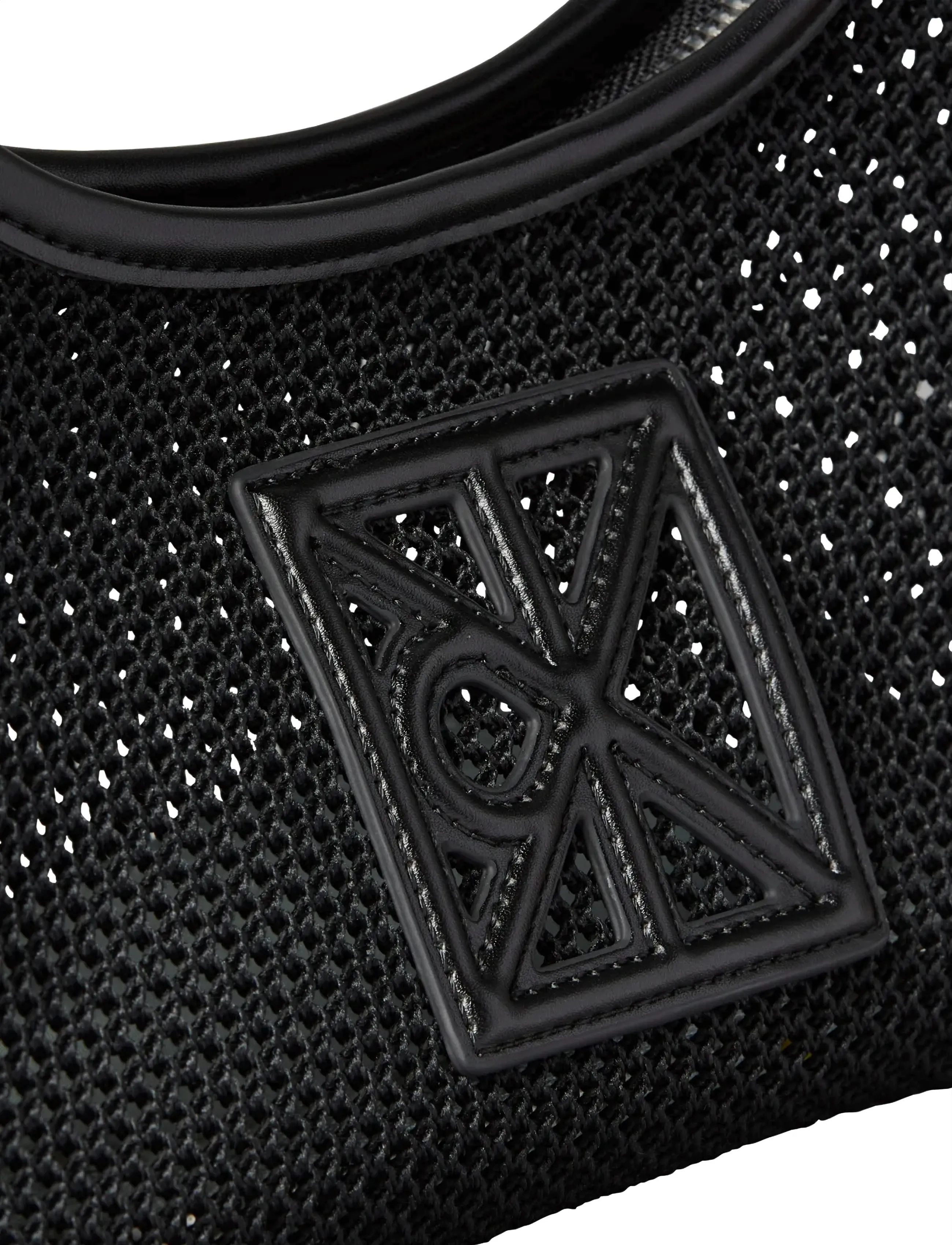 Calvin Klein - EMBLEM MESH SHOULDER BAG - festmode zu outlet-preisen - black - 2