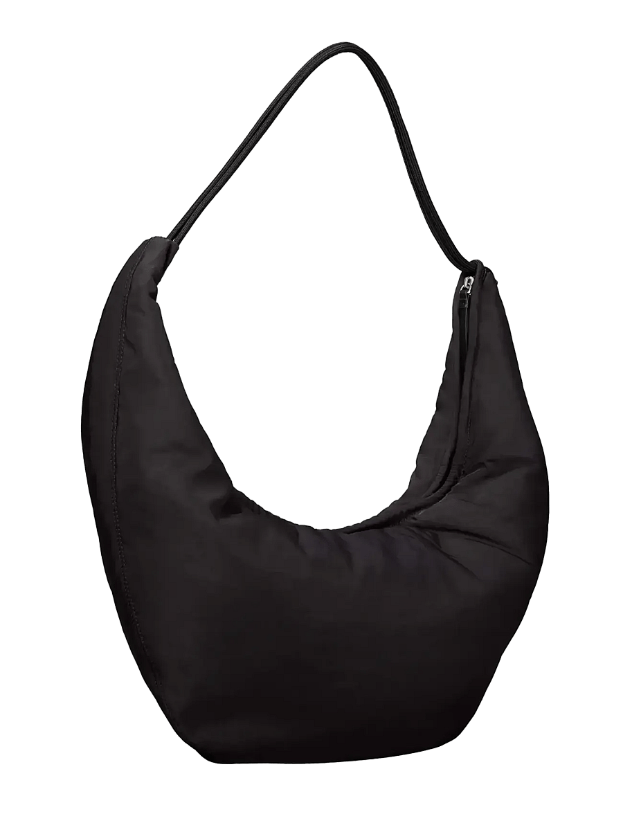 Calvin Klein - NYLON CORD MEDIUM HOBO BAG - skuldertasker - black - 2