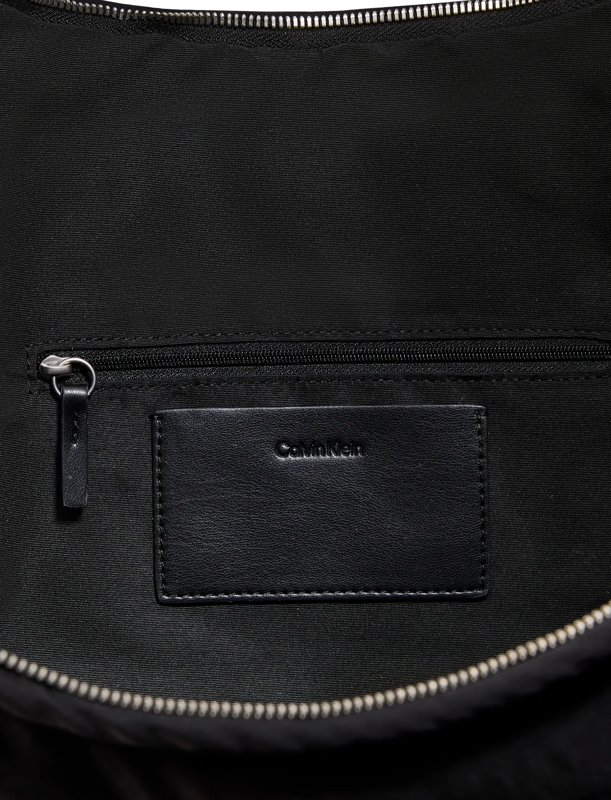 Calvin Klein - NYLON CORD MEDIUM HOBO BAG - skuldertasker - black - 3