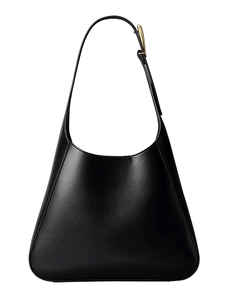 Calvin Klein - HARDWARE ADJ STRAP MEDIUM BAG - besondere anlässe - black tumbled deep gold - 1