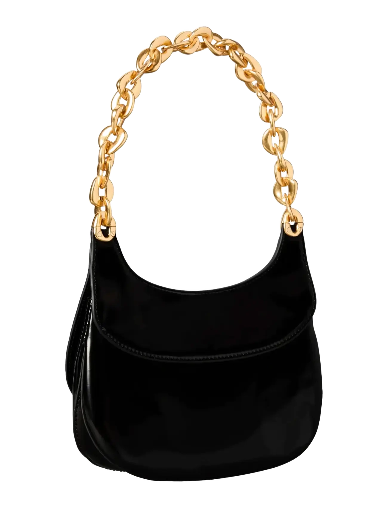 Calvin Klein - CHAIN SHOULDER BAG - juhlamuotia outlet-hintaan - black - 2