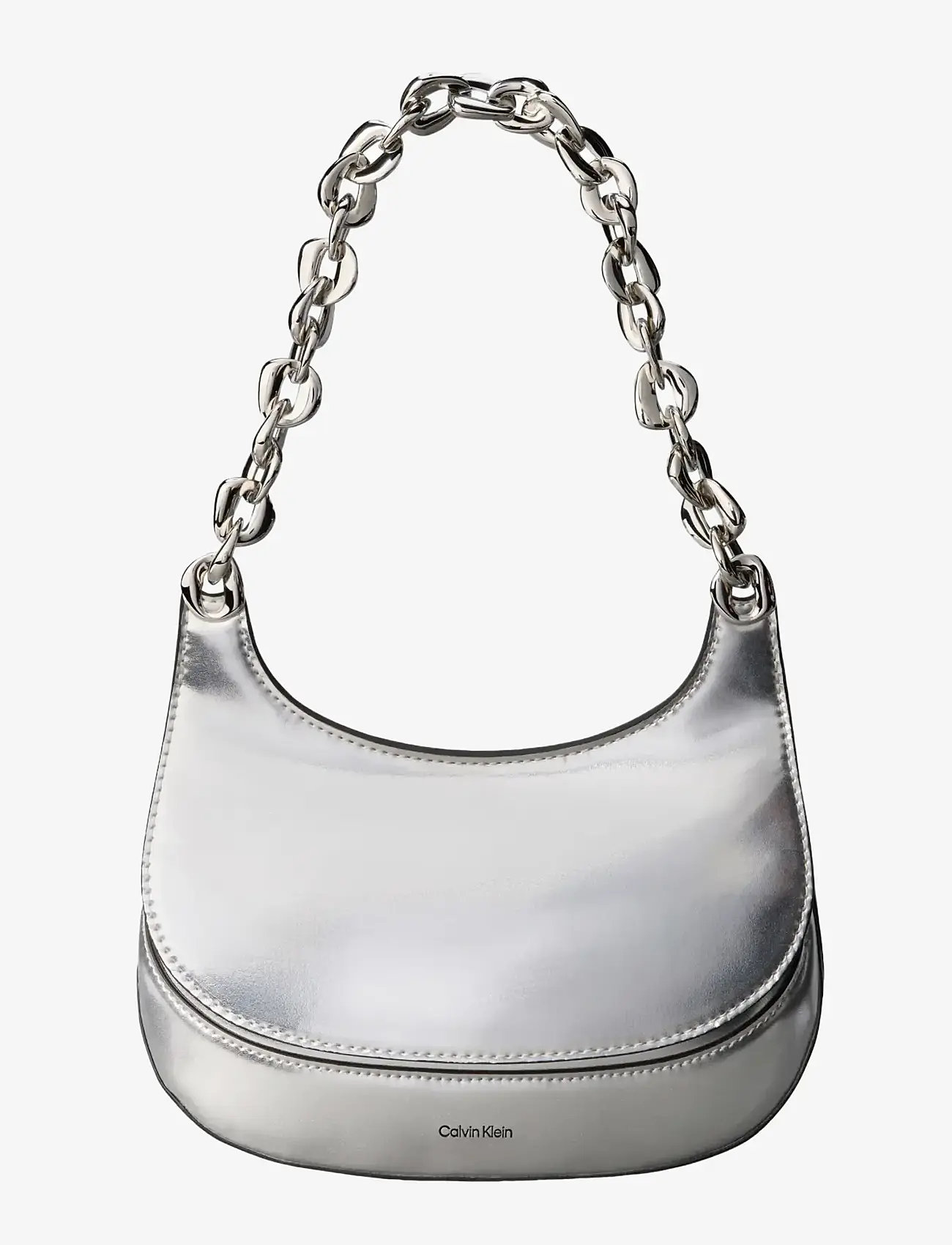 Calvin Klein - CHAIN SHOULDER BAG - besondere anlässe - silver metallic - 1