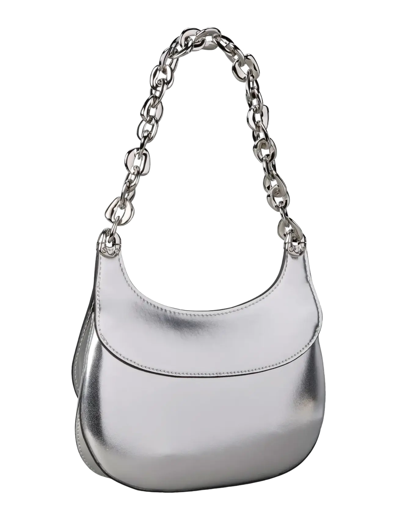 Calvin Klein - CHAIN SHOULDER BAG - feestelijke kleding voor outlet-prijzen - silver metallic - 2