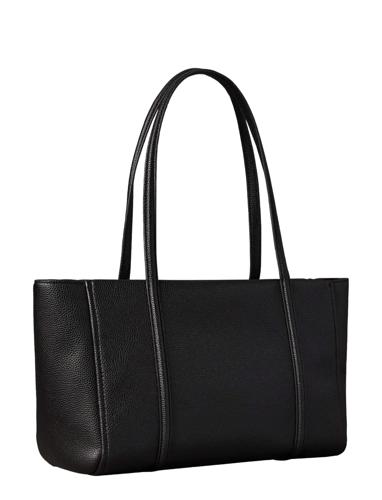 Calvin Klein - EMBLEM HW PEBBLE TOTE - accessories - black - 2