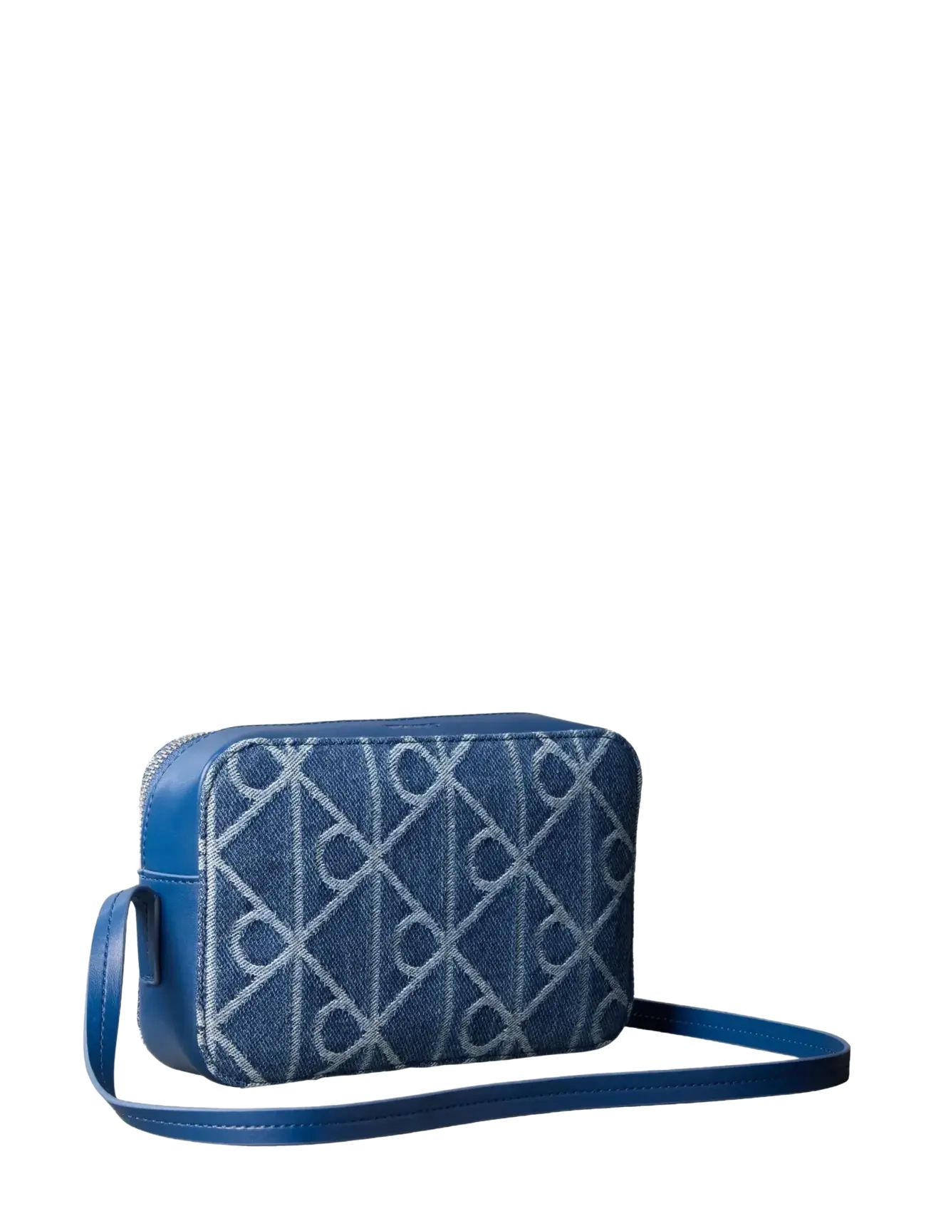Calvin Klein - EMBLEM AOP DENIM CAMERA BAG - geburtstagsgeschenke - denim jqd medium wash - 1