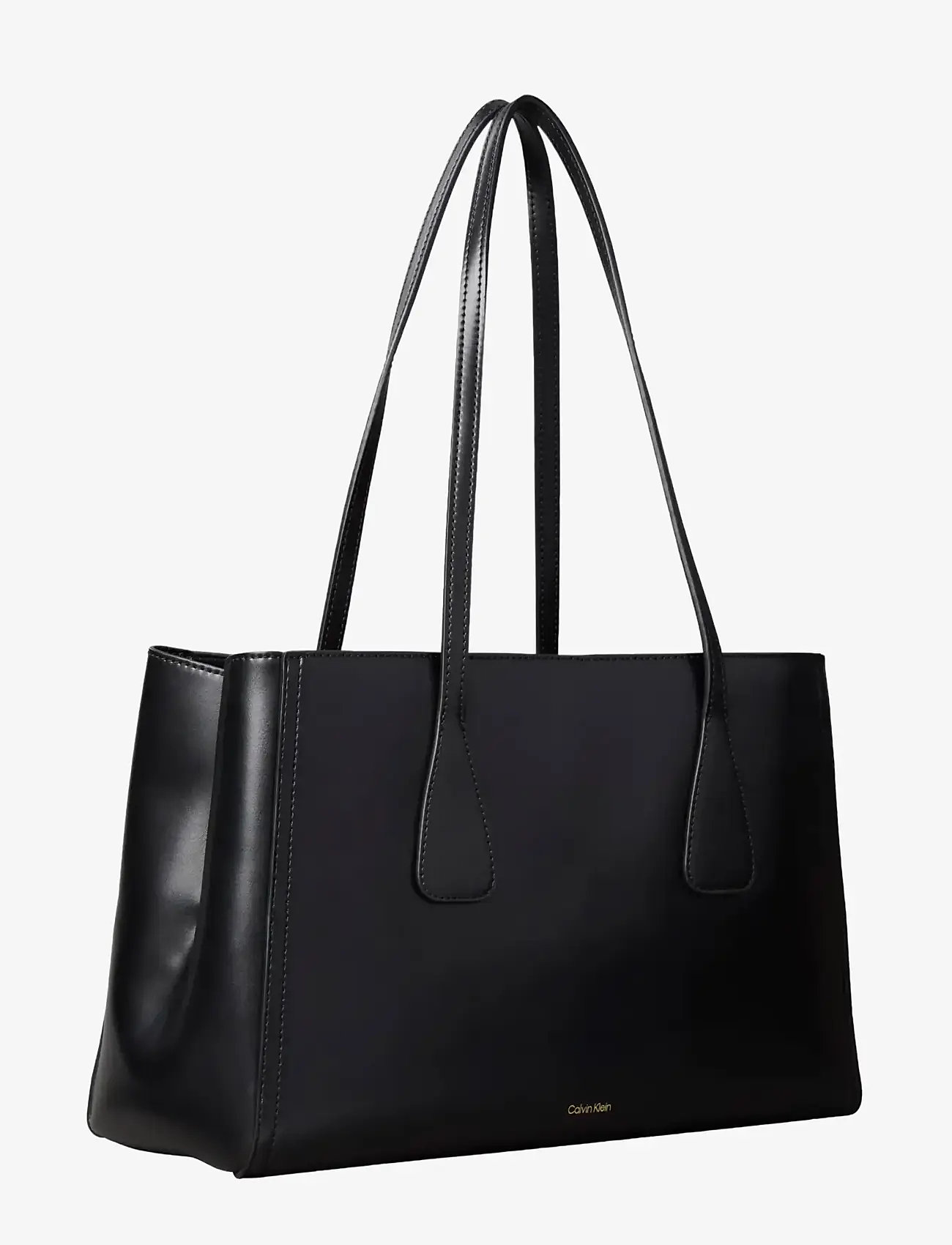 Calvin Klein - CK MEDIUM WORK TOTE - black   antique light gold - 1