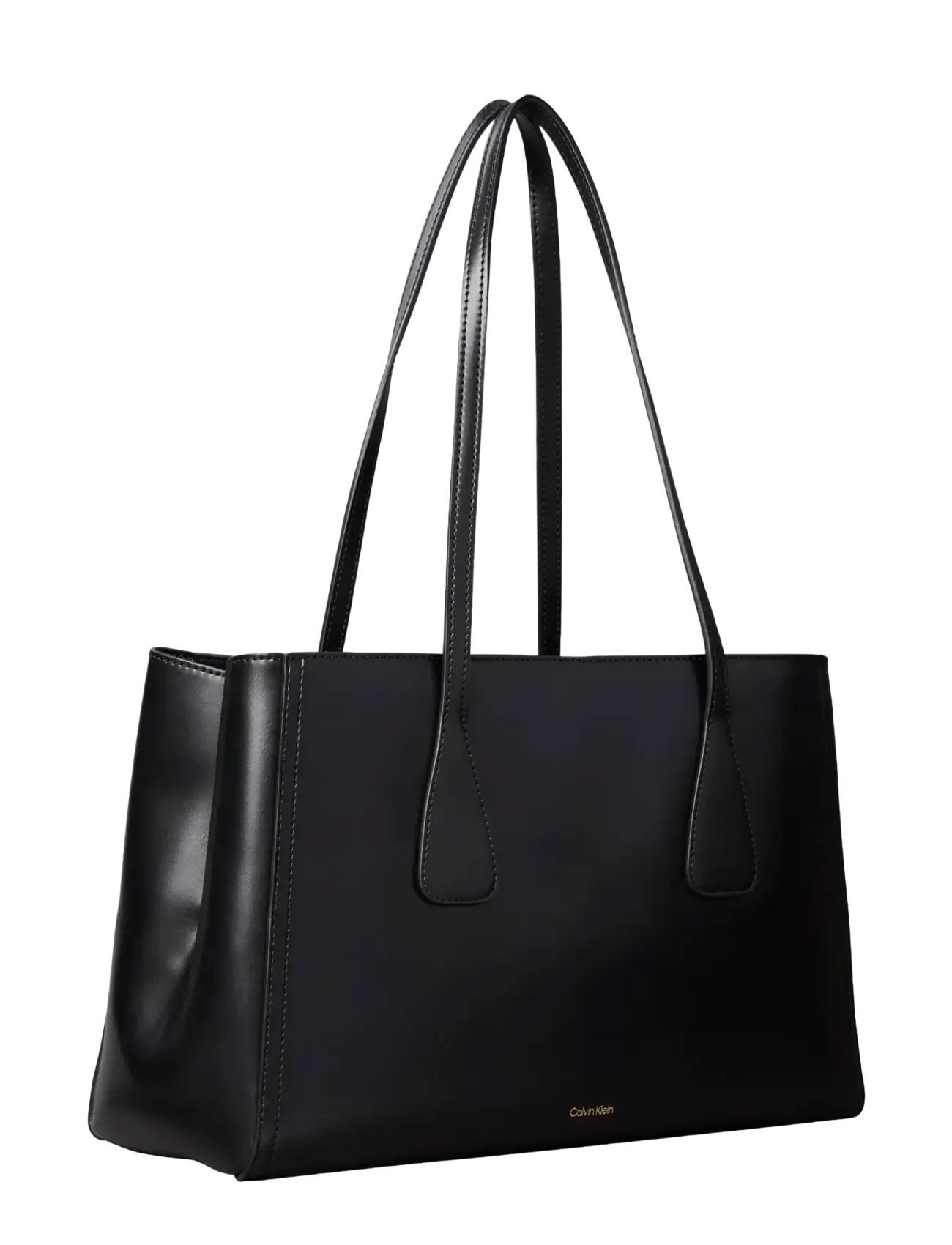 Calvin Klein - CK MEDIUM WORK TOTE - black   antique light gold - 1