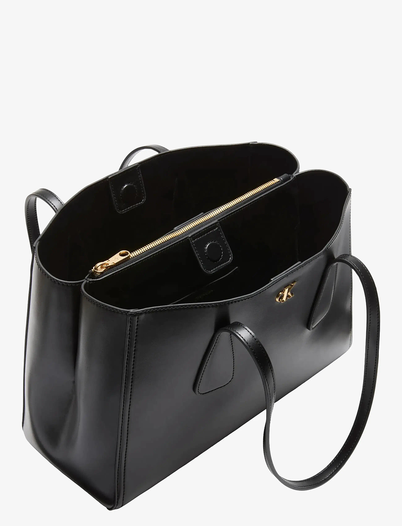 Calvin Klein - CK MEDIUM WORK TOTE - black   antique light gold - 2