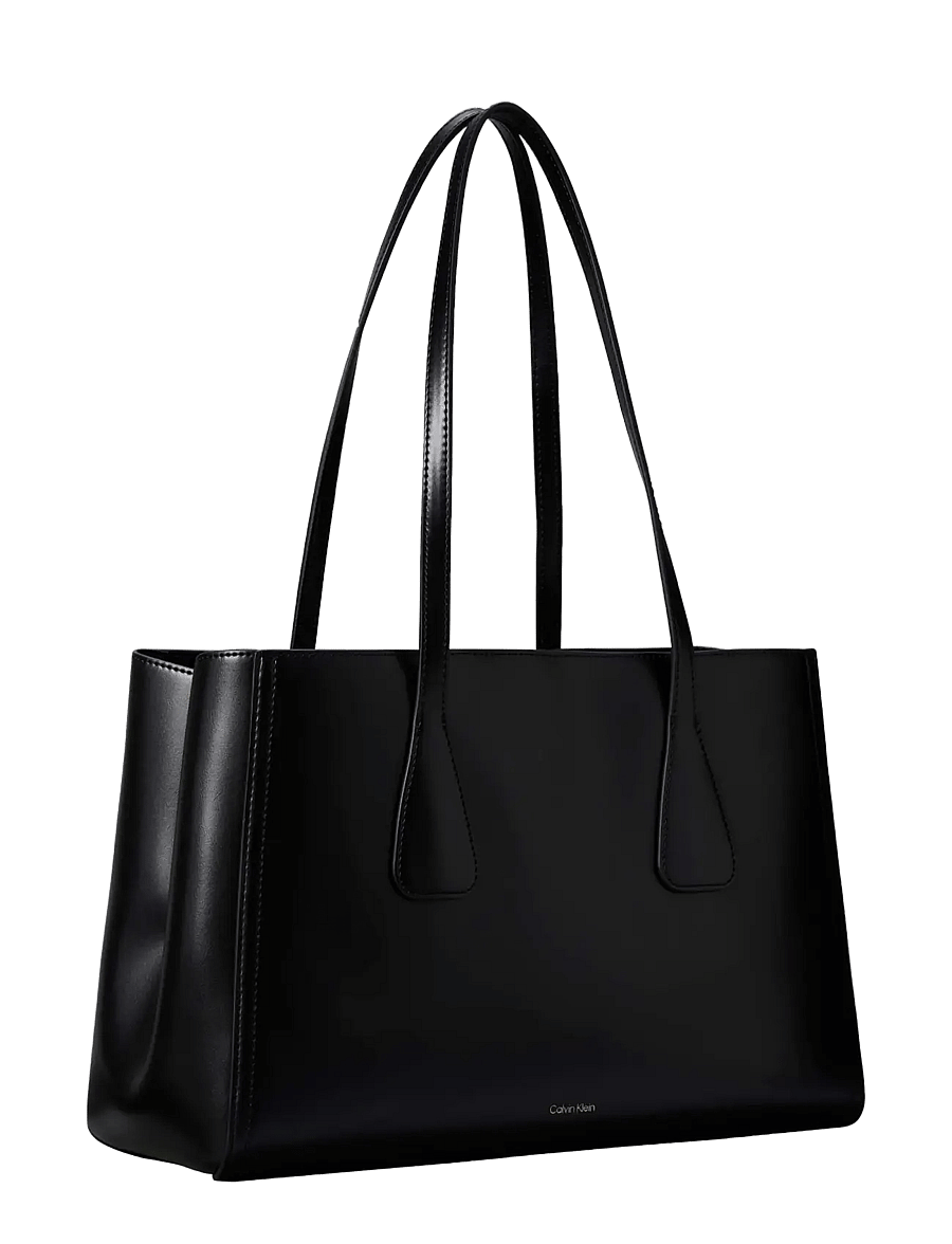 Calvin Klein - CK MEDIUM WORK TOTE - tote bags - black - 2