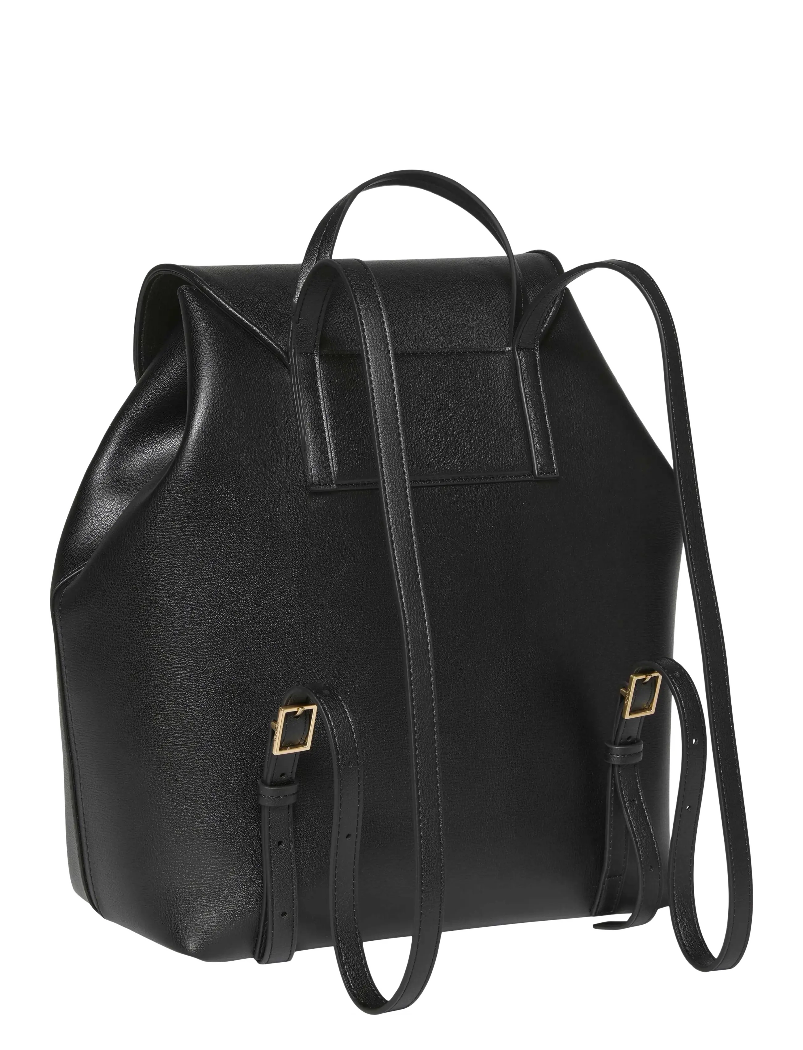 Calvin Klein - FOIL LOGO LARGE FLAP BACKPACK - accessoires - black toasted coconut - 1
