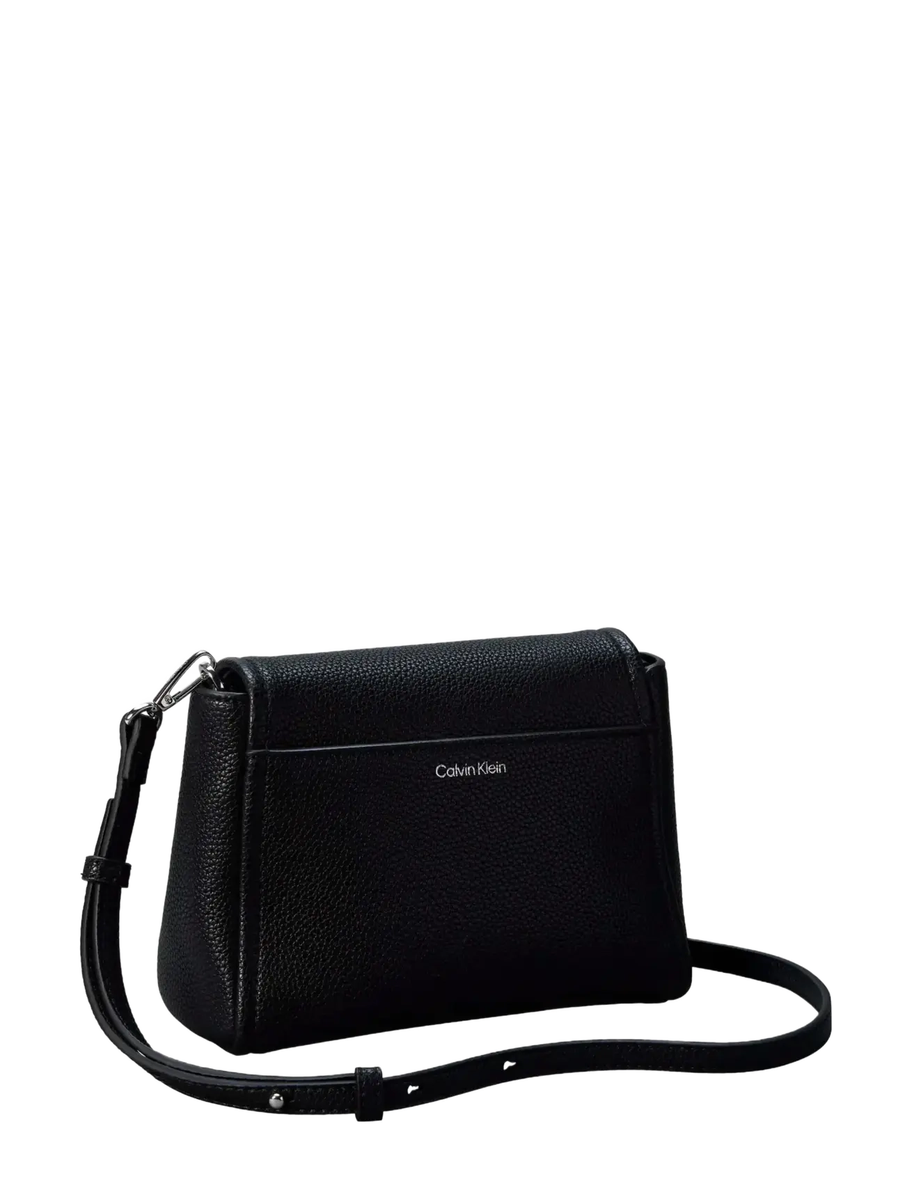 Calvin Klein - EMBLEM HW PEBBLE CROSSBODY 20 - umhängetaschen - black - 1