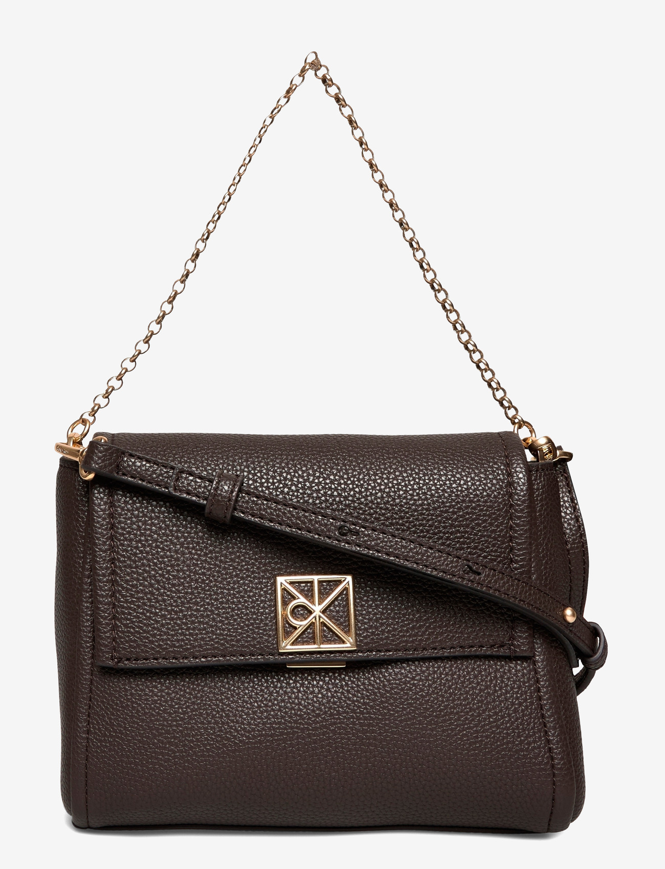 Calvin Klein - EMBLEM HW PEBBLE CROSSBODY 20 - crossbody bags - delicioso - 0