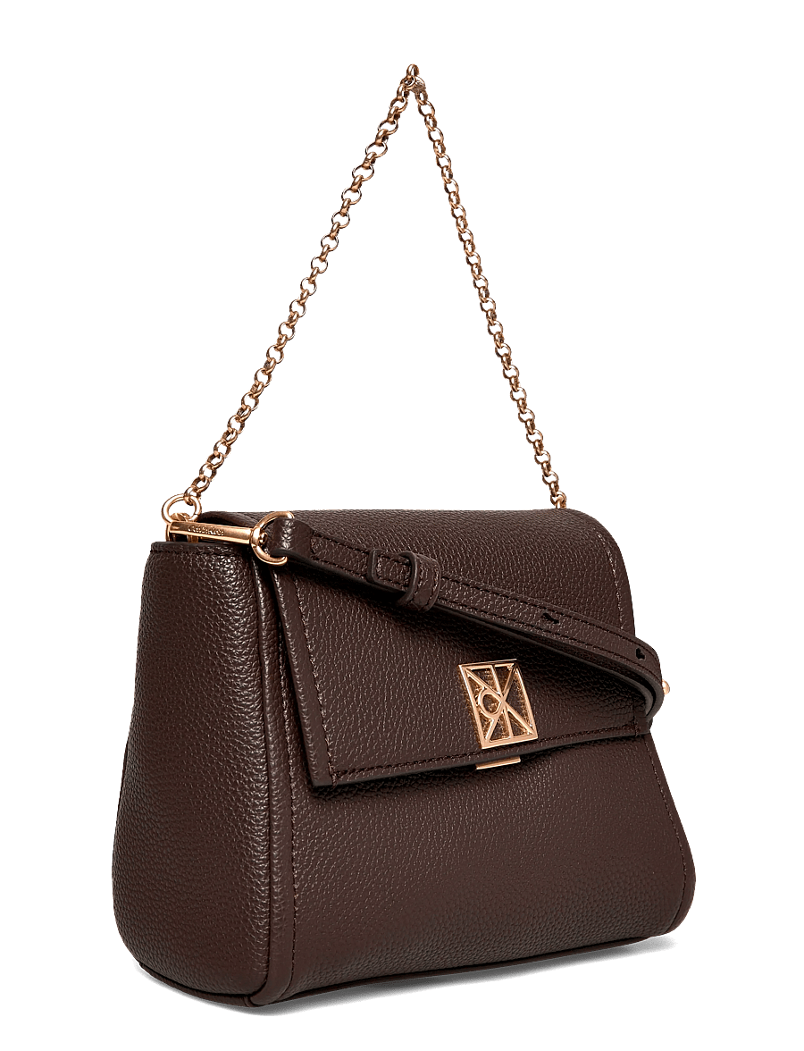 Calvin Klein - EMBLEM HW PEBBLE CROSSBODY 20 - Üleõlakotid - delicioso - 2
