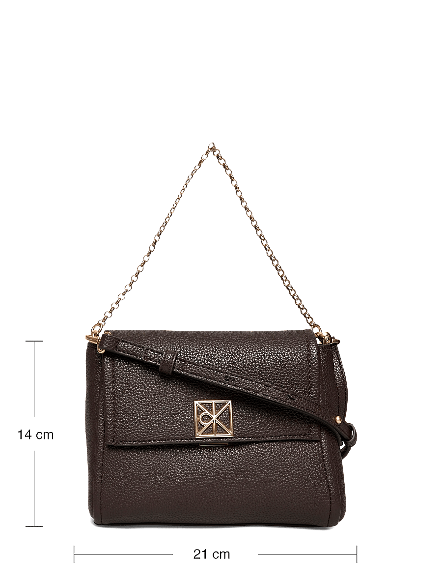 Calvin Klein - EMBLEM HW PEBBLE CROSSBODY 20 - Üleõlakotid - delicioso - 3