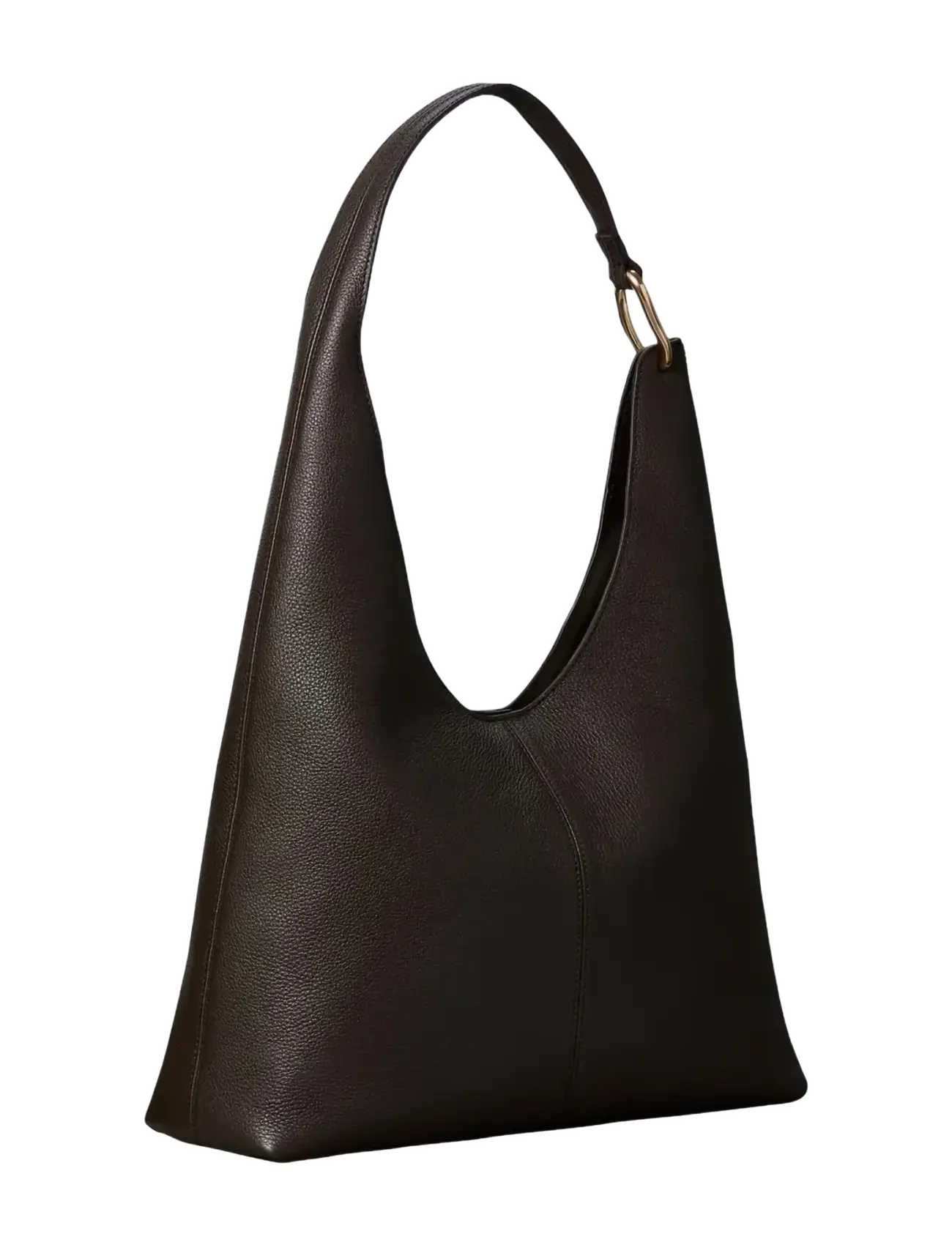 Calvin Klein Slouchy Leather Md Shoulder Bag, One Size, Bags, Braun - Small Bags-crossbody Frauen