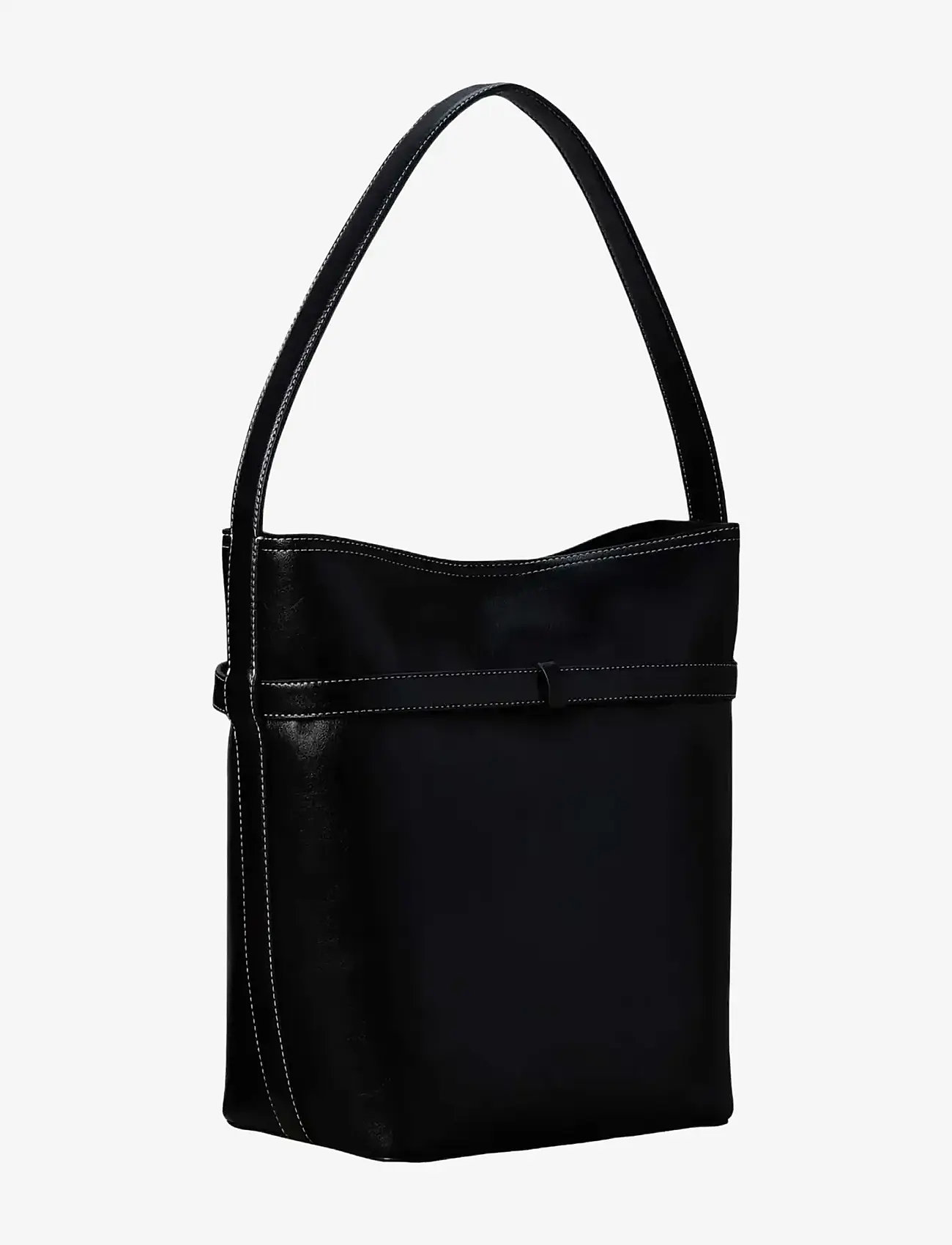 Calvin Klein - BUCKLE MEDIUM BUCKET - bucket bags - black - 1