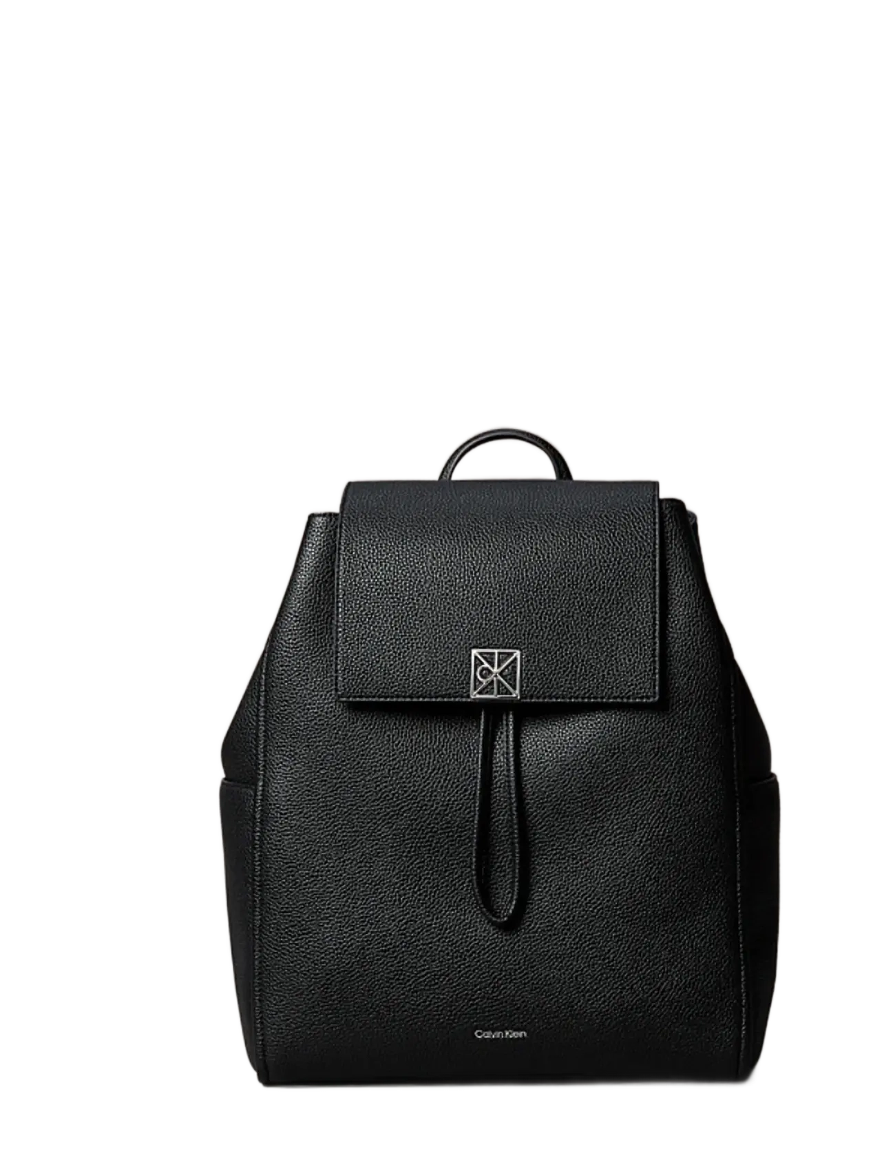 CALVIN KLEIN Emblem Hw Pebble Rucksack Schwarz - One Size - Damen