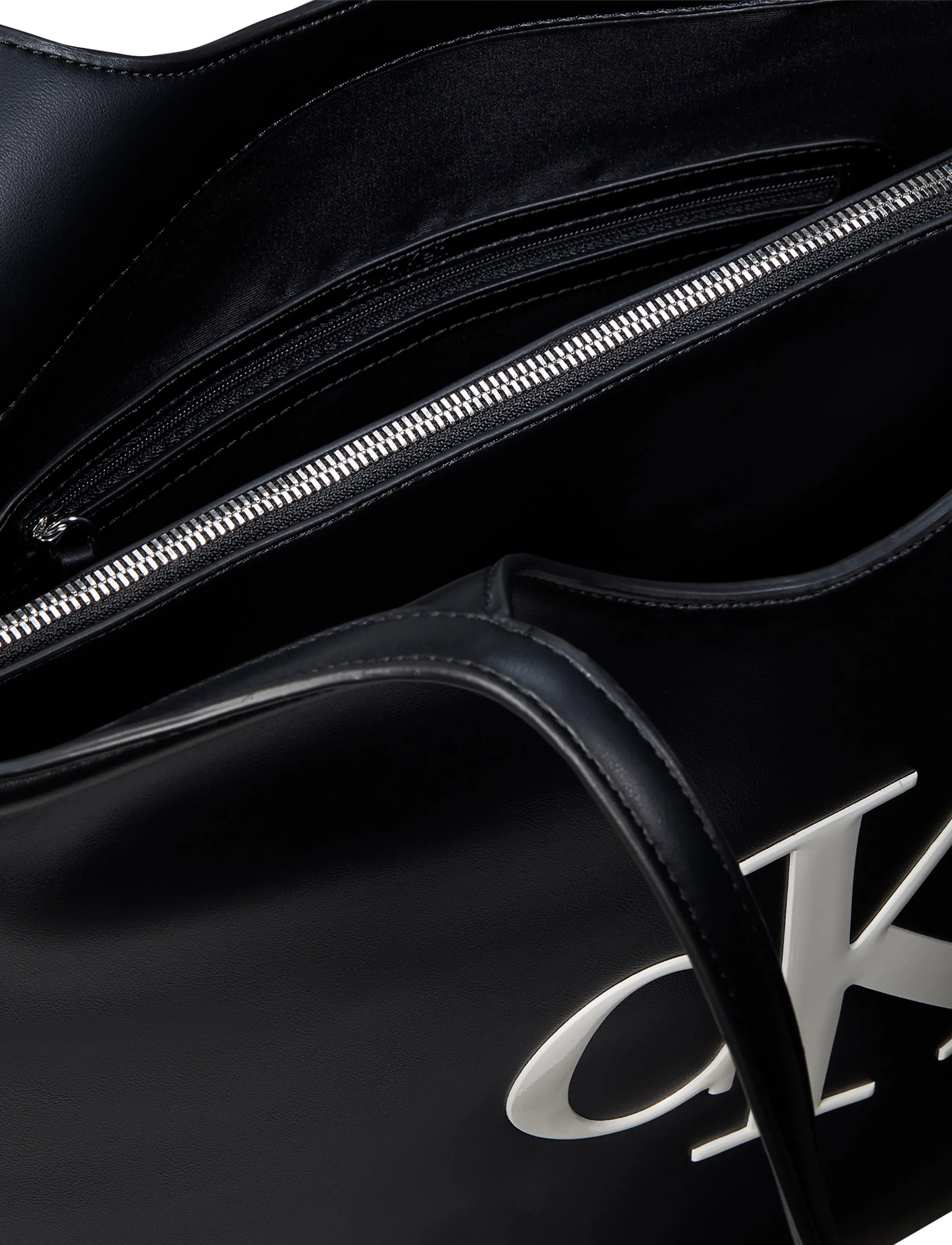 Calvin Klein - BOLD CK SHOPPER - shoppere - black white - 3