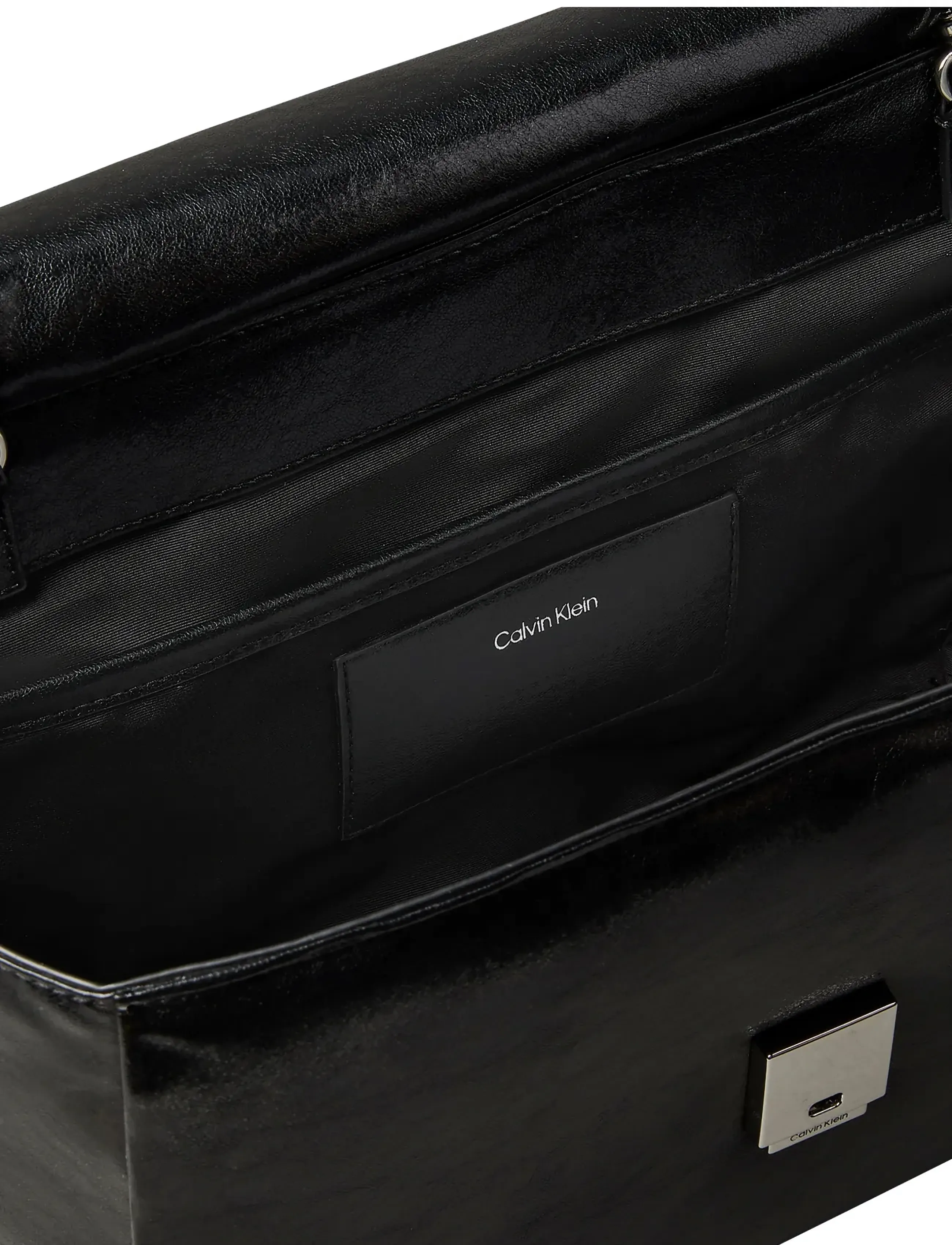 Calvin Klein - EMBLEM HW PADDED SATCHEL - black - 2