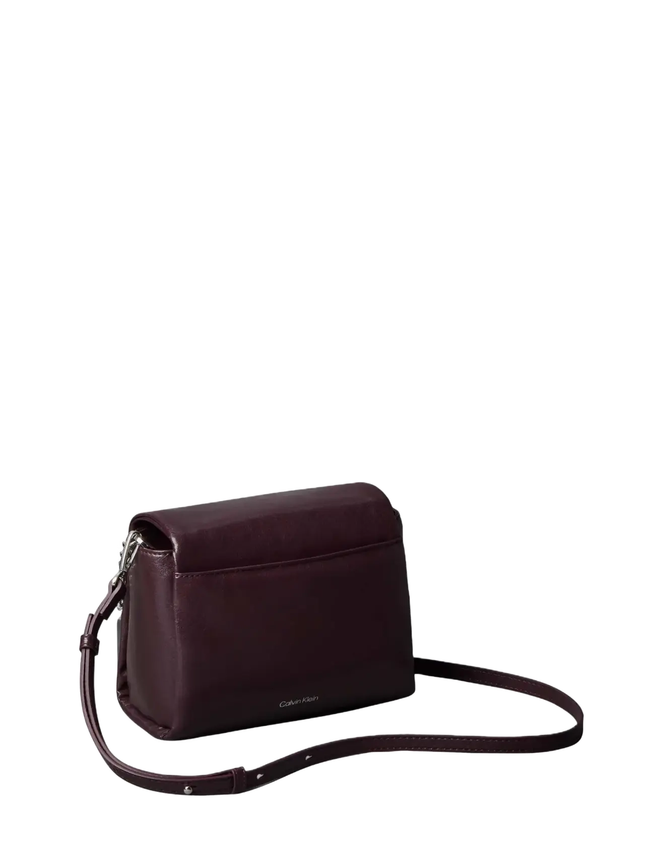 Calvin Klein - EMBLEM HW PADDED CROSSBODY - crossbody bags - fudge - 1