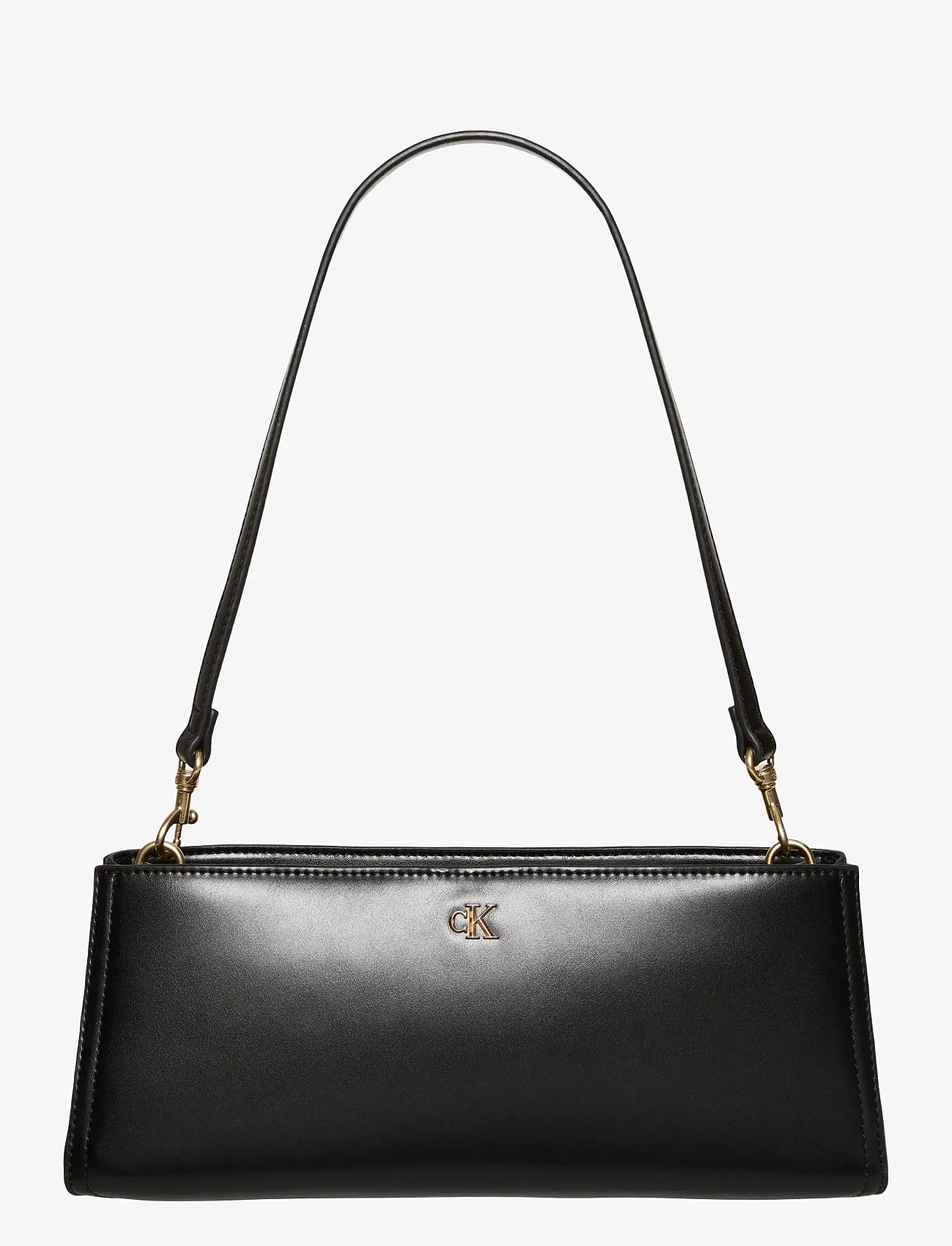 Calvin Klein - CK ELONGATED SHOULDER BAG - hverdags stil - black - 1