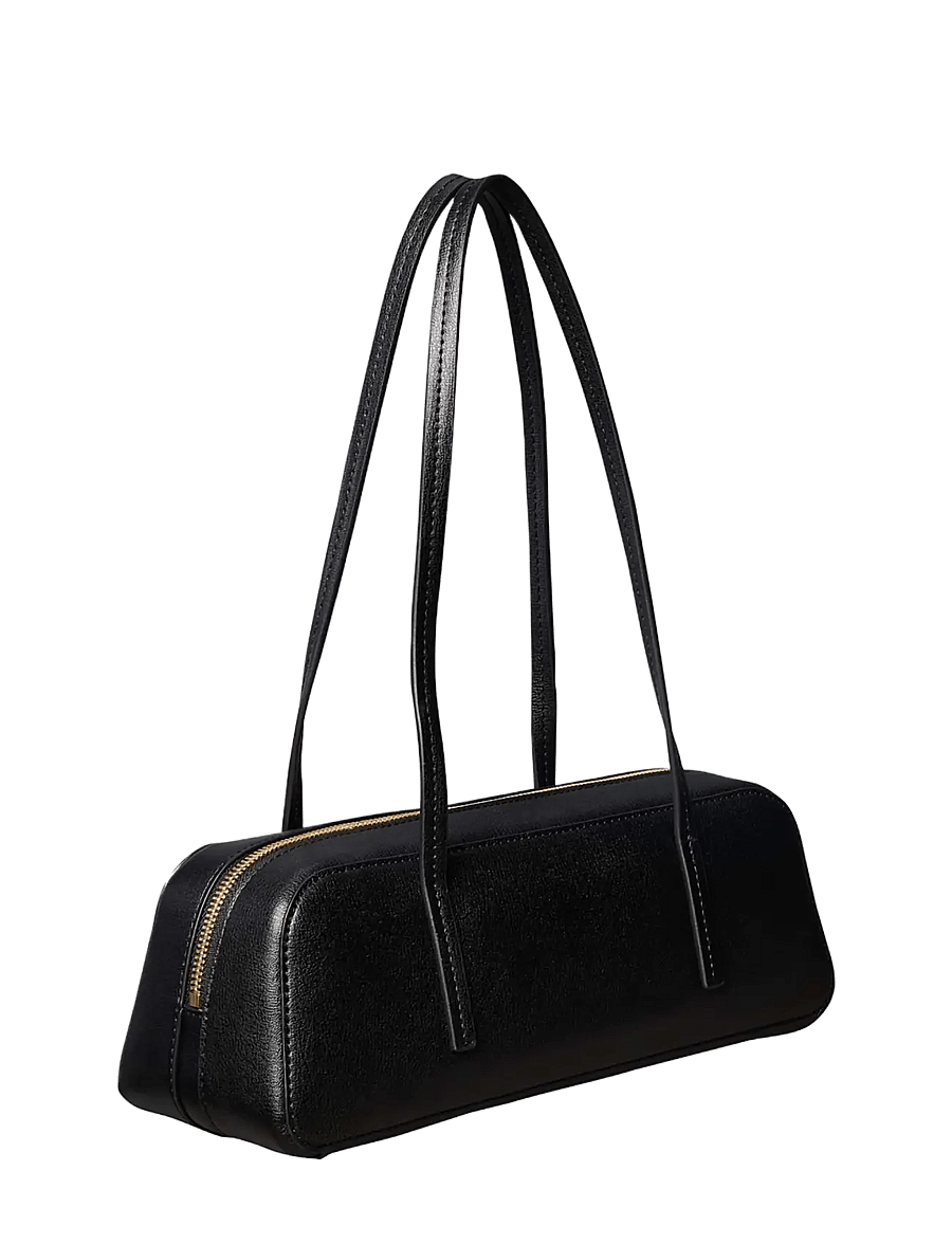 Calvin Klein - FOIL LOGO BAULETTO - shoulder bags - black toasted coconut - 2