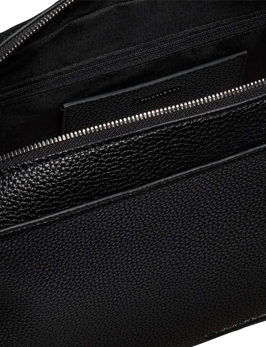 Calvin Klein - WEBBING 2X STRAP LG CAMERA BAG - umhängetaschen - black - 3