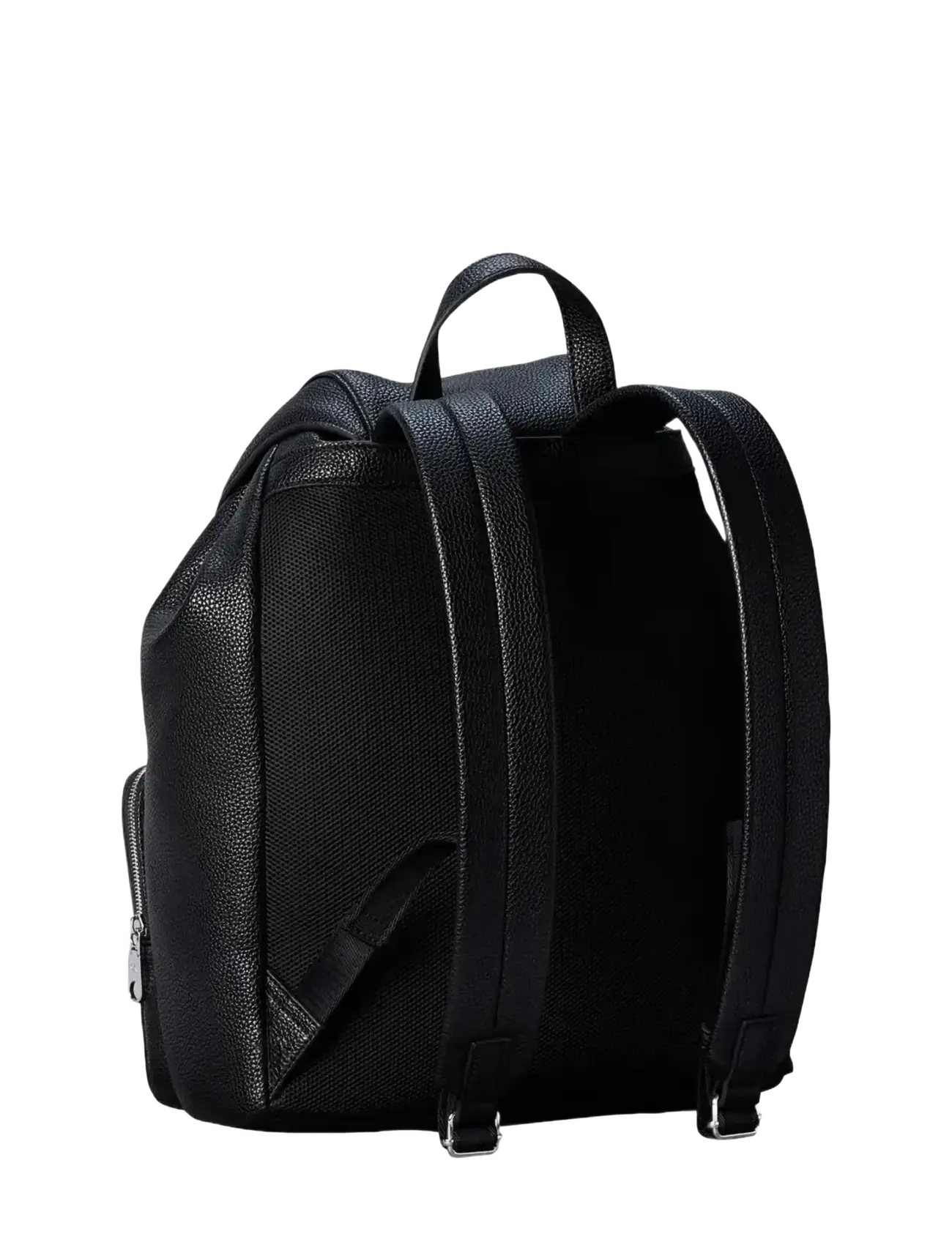 Calvin Klein - WEBBING STRAP FLAP B﻿ACKPACK - ryggsäckar - black - 2