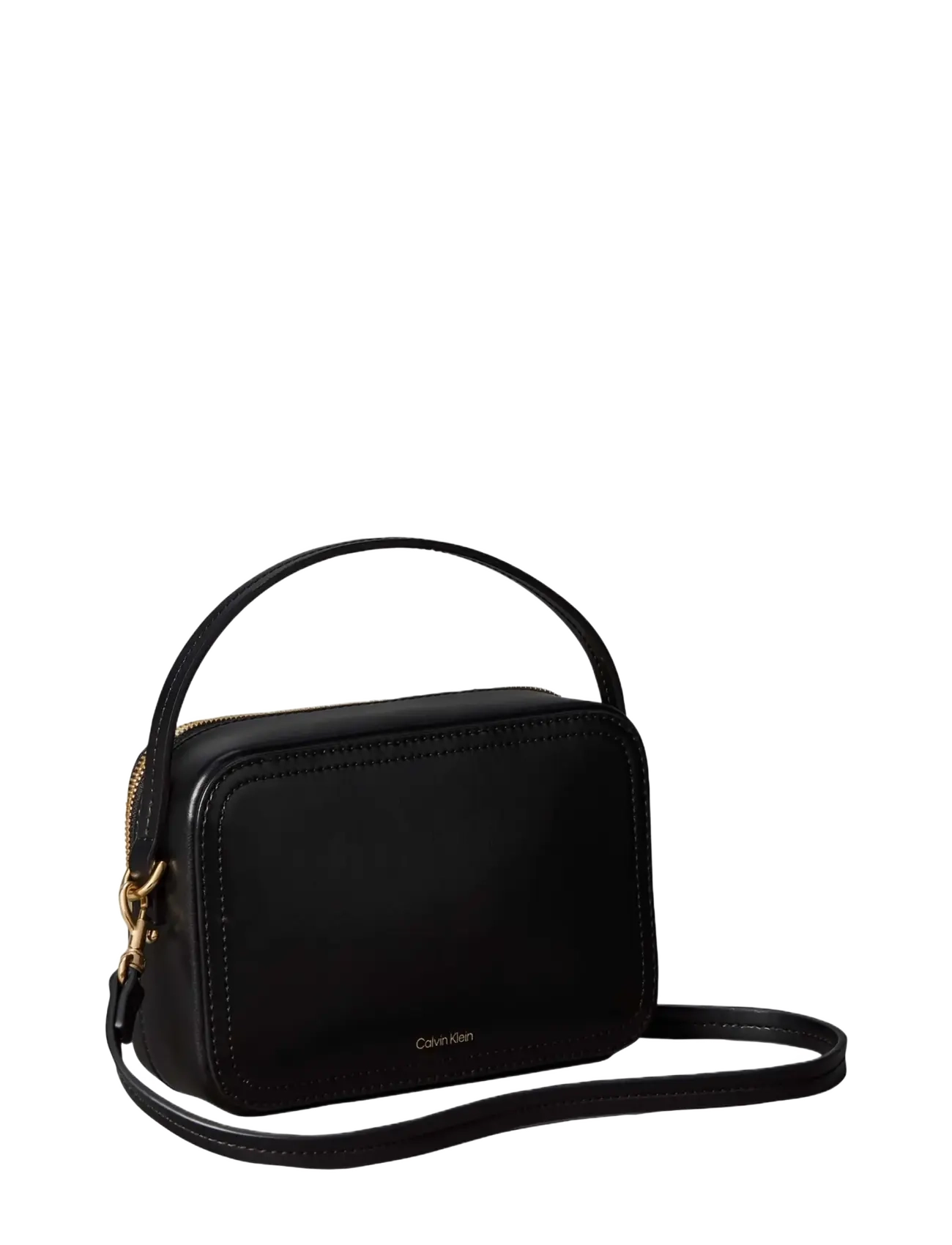 Calvin Klein - CK HARDWARE CAMERA BAG - crossbody bags - black - 1