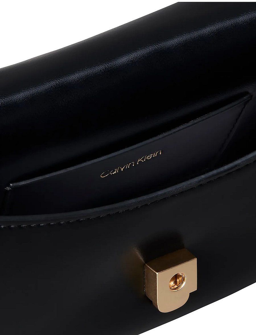 Calvin Klein - CK TOP HANDLE CROSSBODY - crossbody bags - black - 3