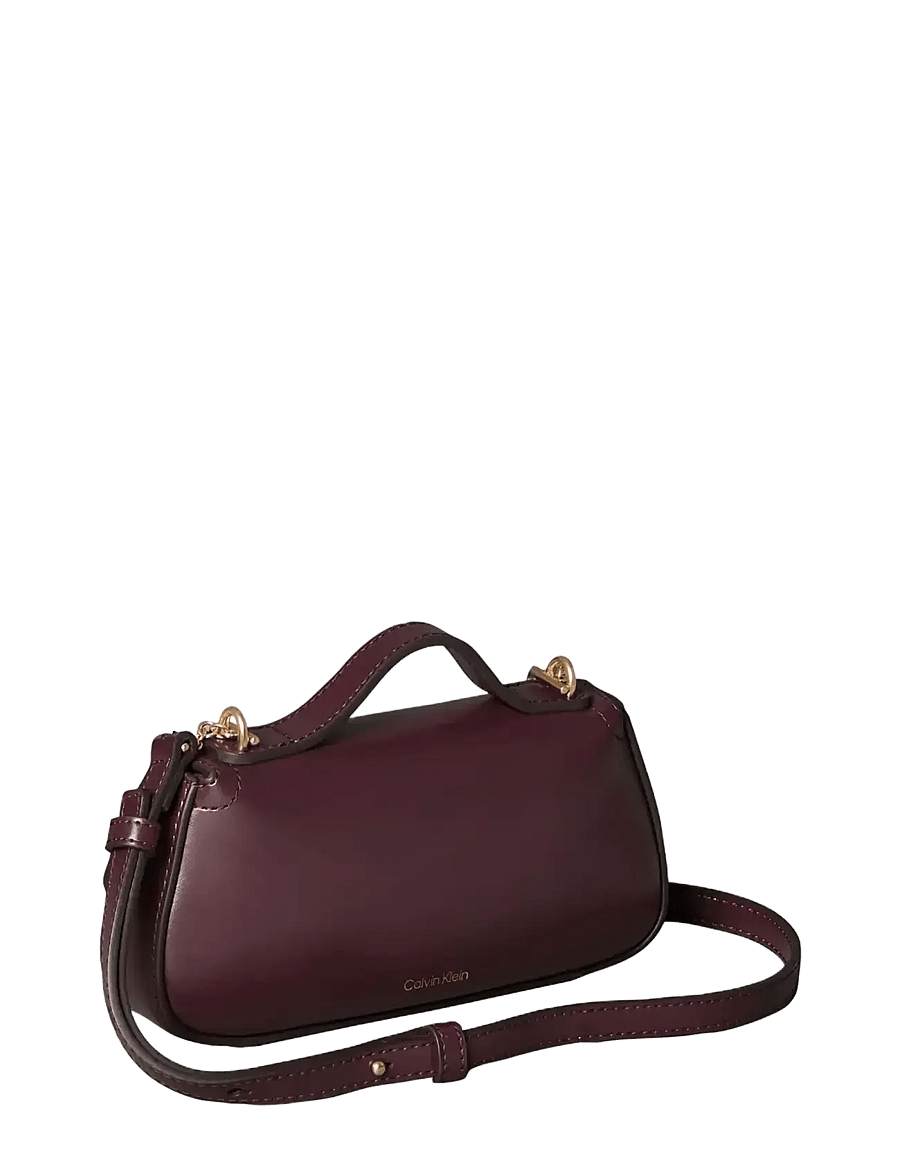 Calvin Klein - CK TOP HANDLE CROSSBODY - crossbody bags - fudge - 1