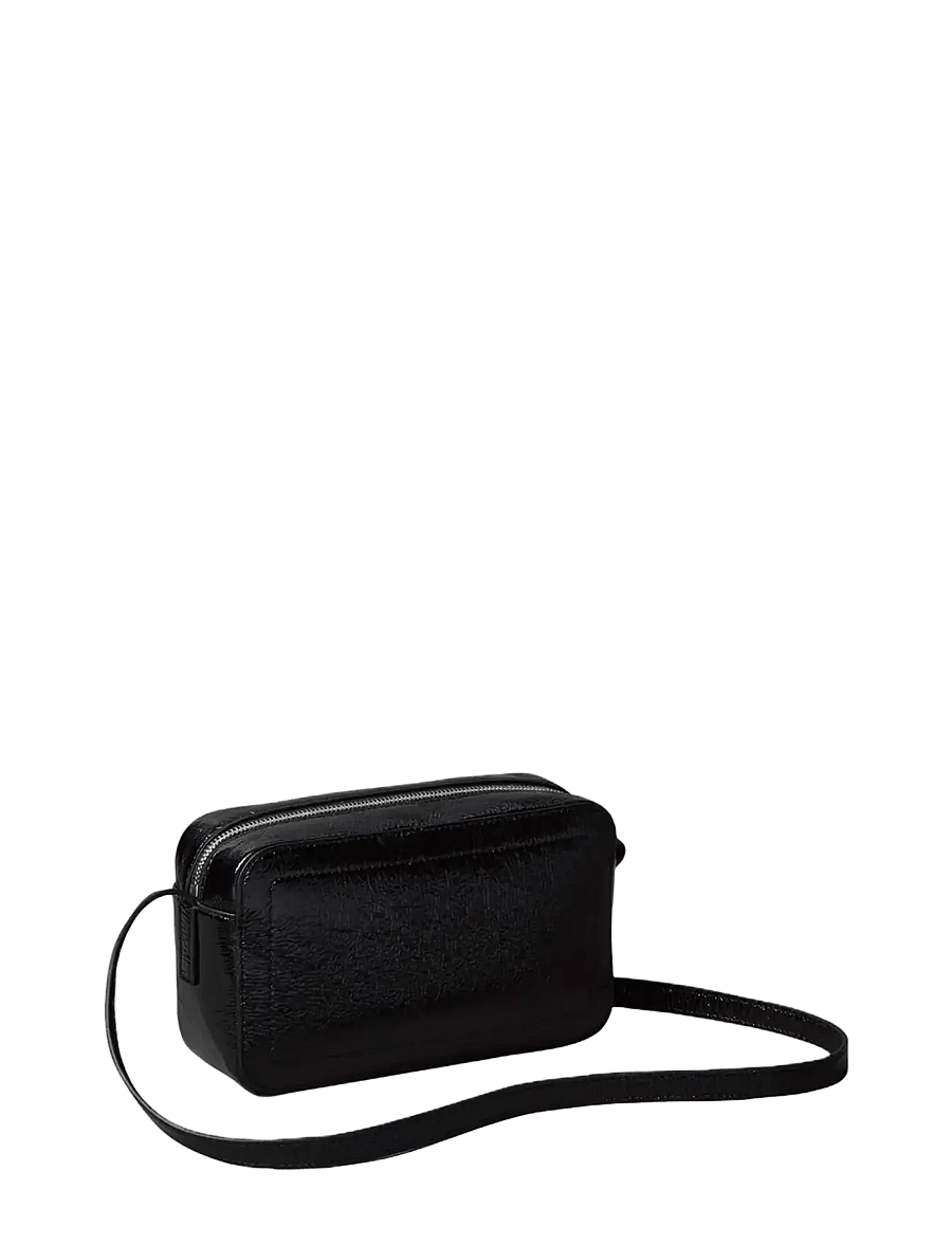 Calvin Klein - BOLD CK OUTLINE CAMERA BAG - crossbody bags - black - 1