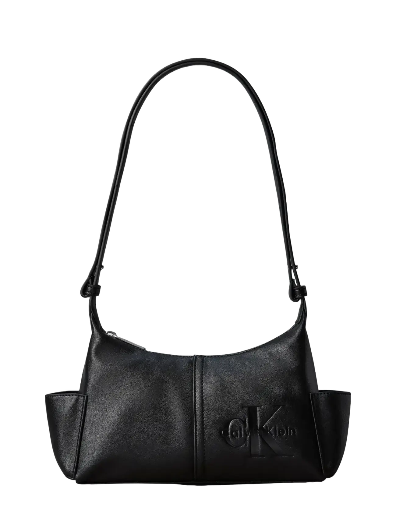 Calvin Klein - POCKETS MONOLOGO CROSSBODY - crossbody bags - black - 1