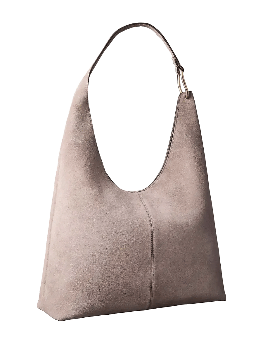 Calvin Klein - SLOUCHY SUEDELARGE SHOULDER BAG - shoulder bags - moonstruck suede - 2