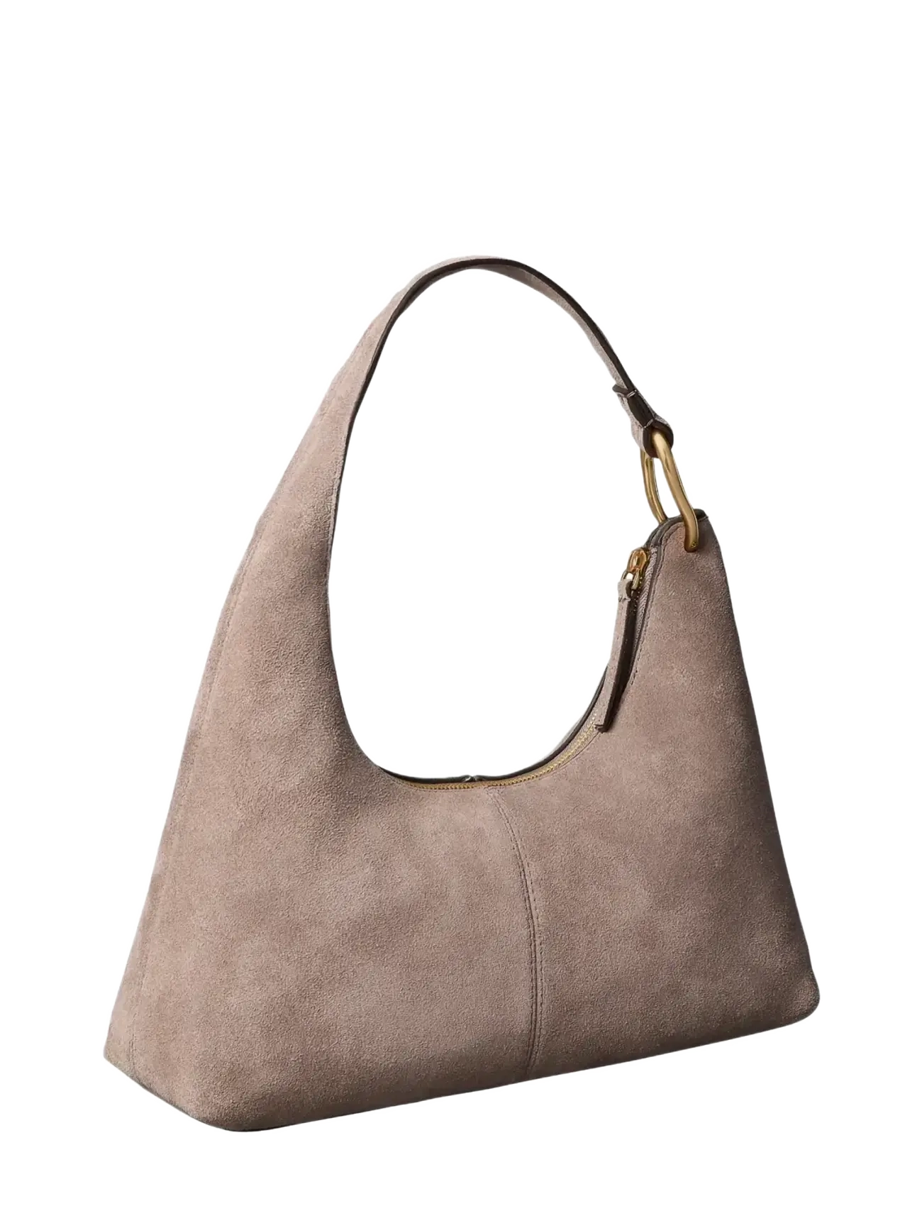 Calvin Klein - SLOUCHY SUEDE SHOULDER BAG - shoulder bags - moonstruck suede - 2
