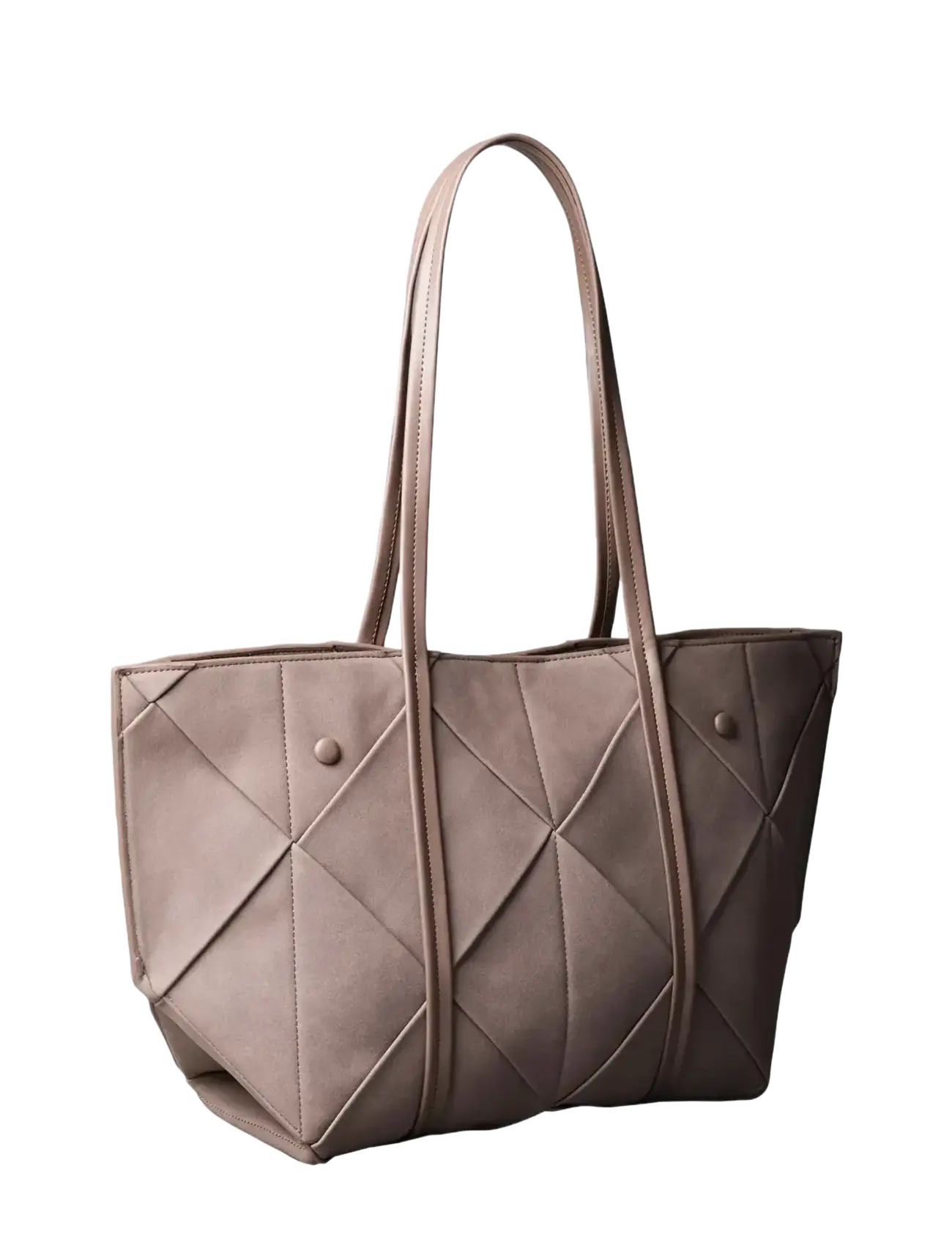 Calvin Klein - WOVEN SUEDED CARRYALL - moonstruck suede - 1