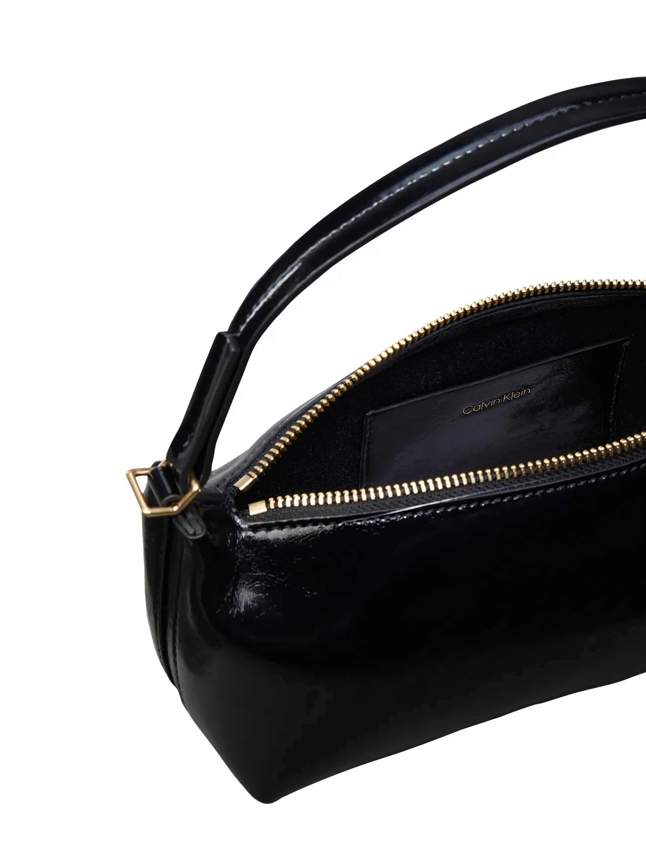 Calvin Klein - FOIL LOGO GLOSSY CONV BAG - premium styles - black - 2