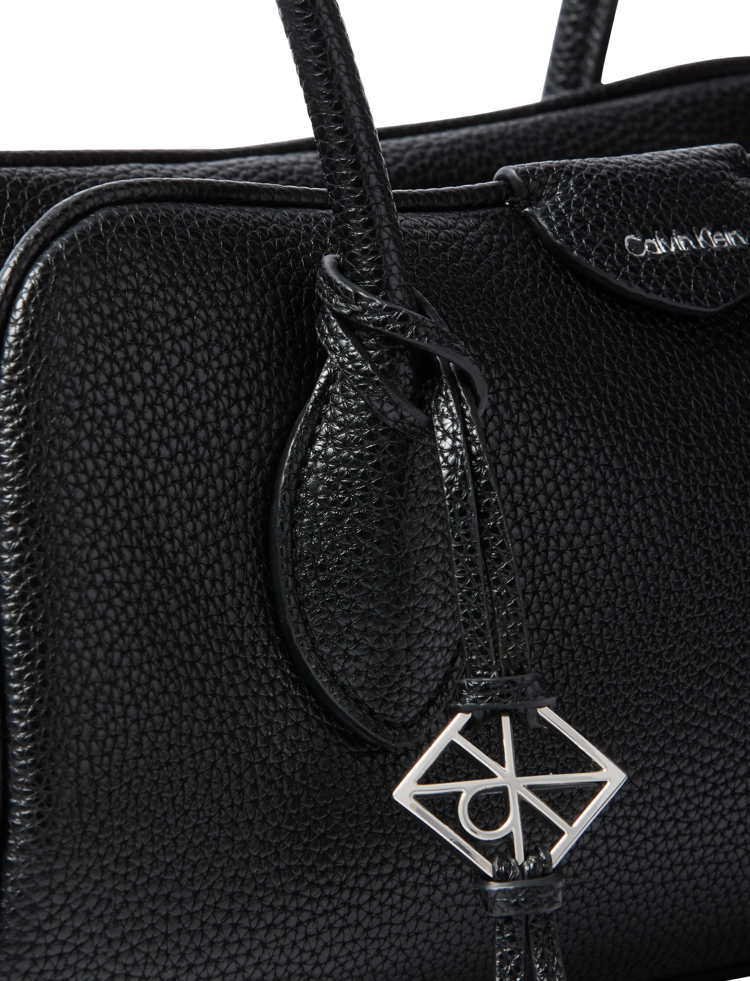 Calvin Klein - EMBLEM TRIO PEBBLE SHOULDER BAG - everyday style - black - 2