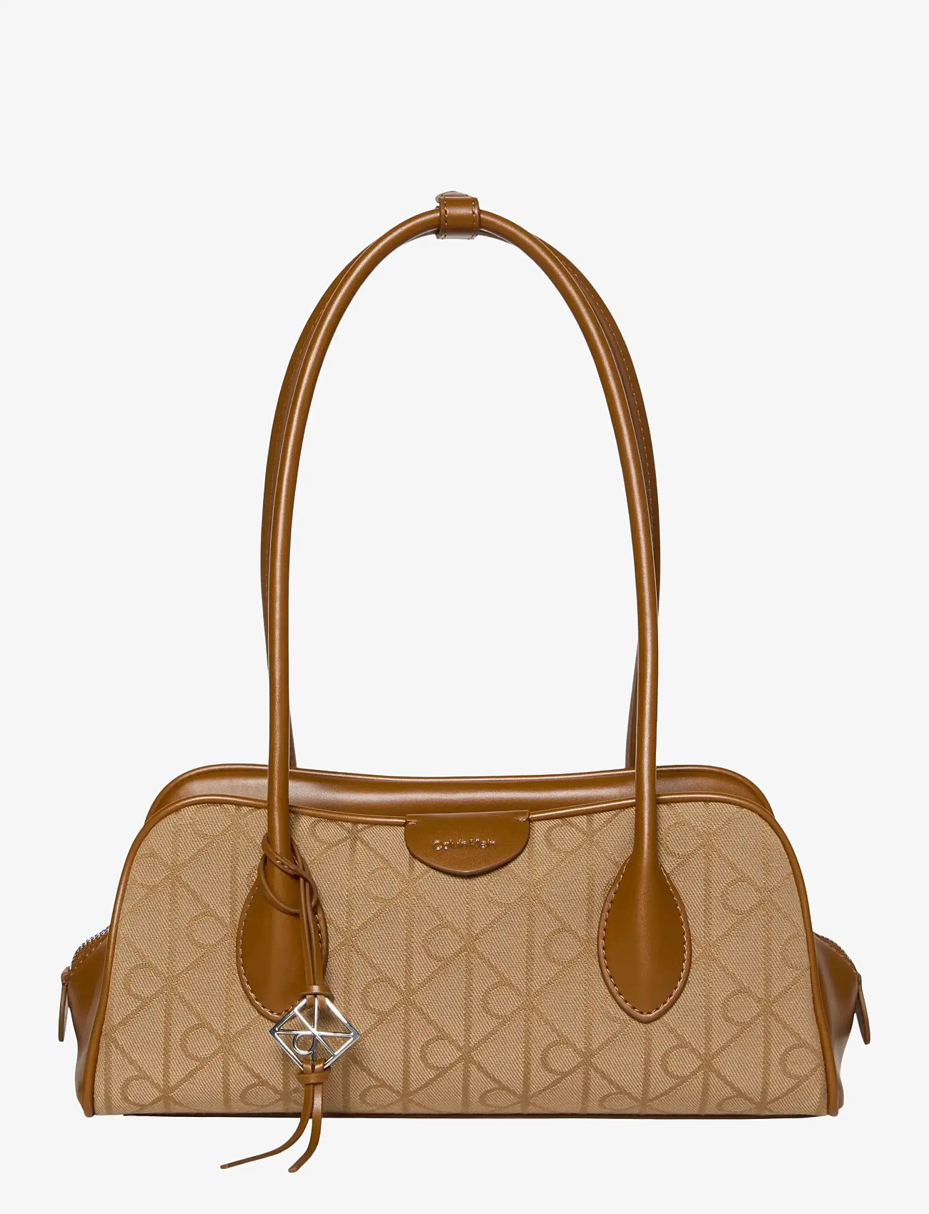 Calvin Klein - EMBLEM TRIO JACQUARD SHOULDER BA - hverdags stil - cornstalk tbd aop jqd - 1