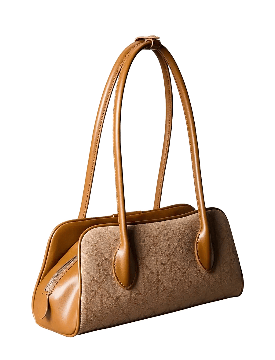 Calvin Klein - EMBLEM TRIO JACQUARD SHOULDER BA - igapäevane stiil - cornstalk tbd aop jqd - 2