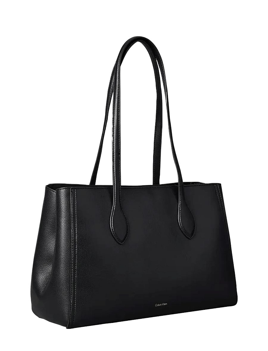 Calvin Klein - CK MEDIUM WORK TOTE - tote bags - black - 2