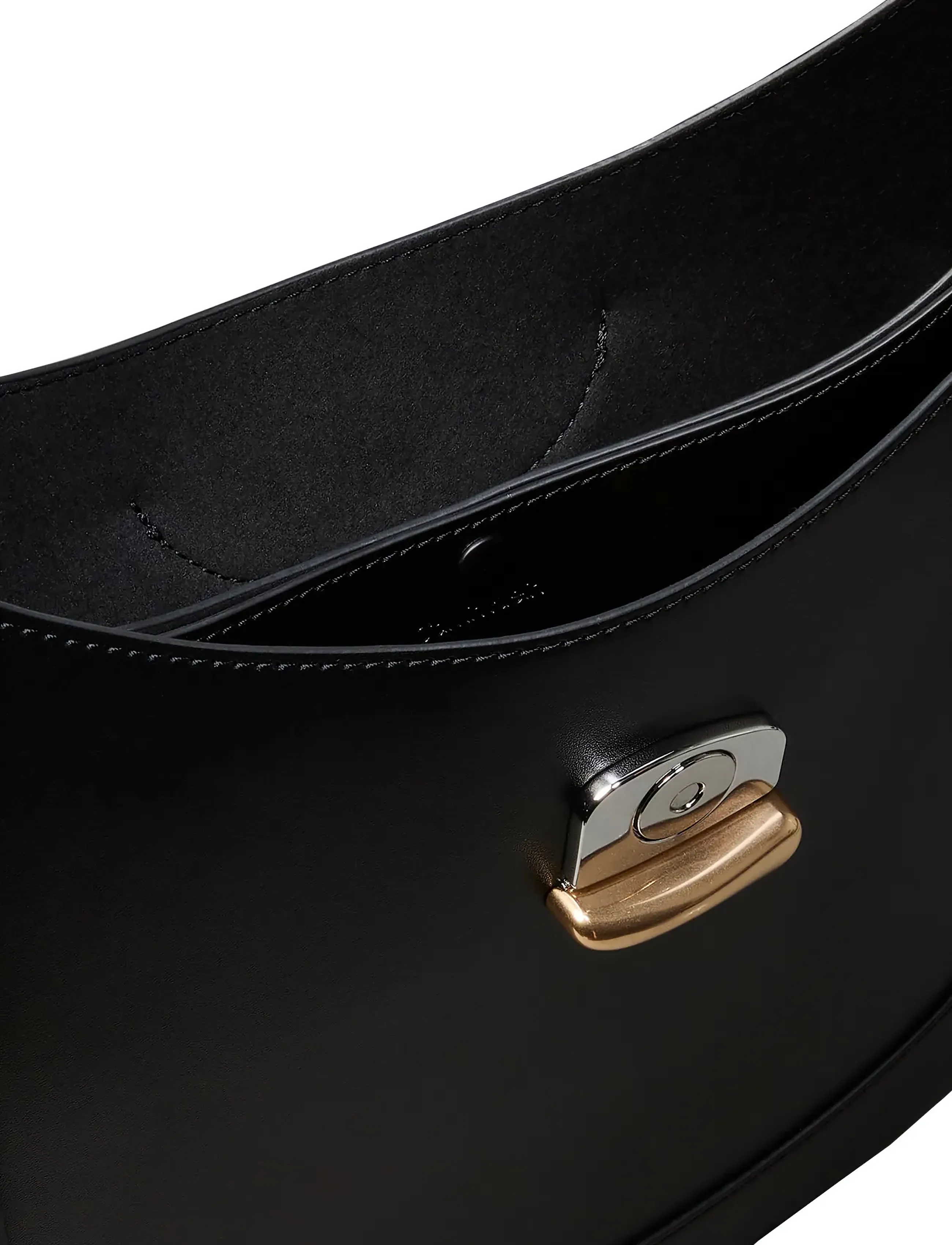 Calvin Klein - BICOLOR HW MEDIUM SHOULDER BAG - hverdags stil - black - 3
