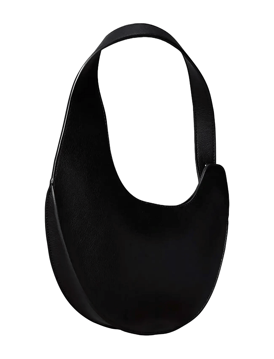 Calvin Klein - ASYM BUCKLE SHOULDER BAG - skuldertasker - black - 2