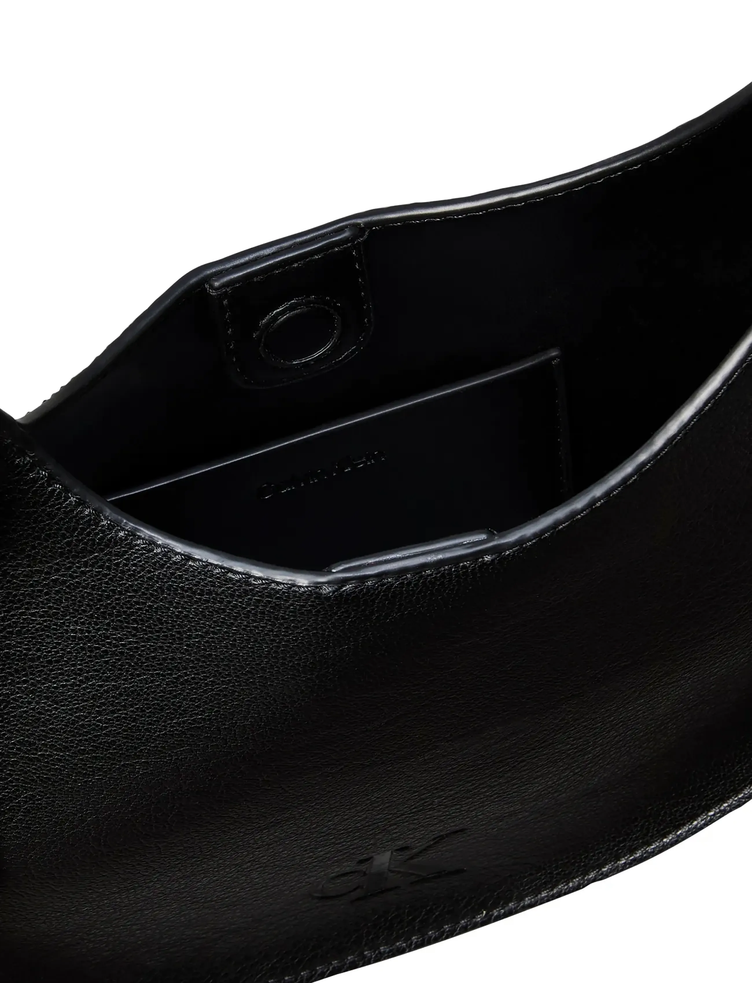 Calvin Klein - ASYM BUCKLE SHOULDER BAG - skuldertasker - black - 3
