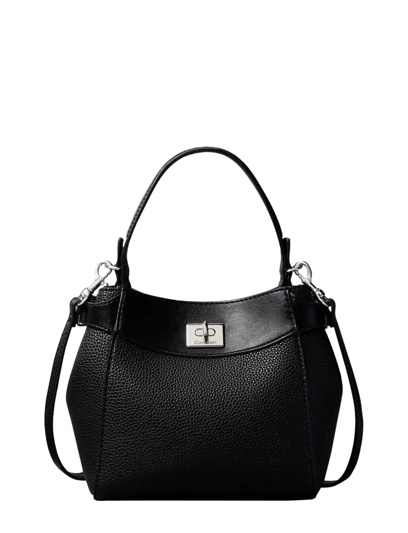 Calvin Klein MIX MEDIA CROSSBODY - Üleõlakotid - BLACK / black