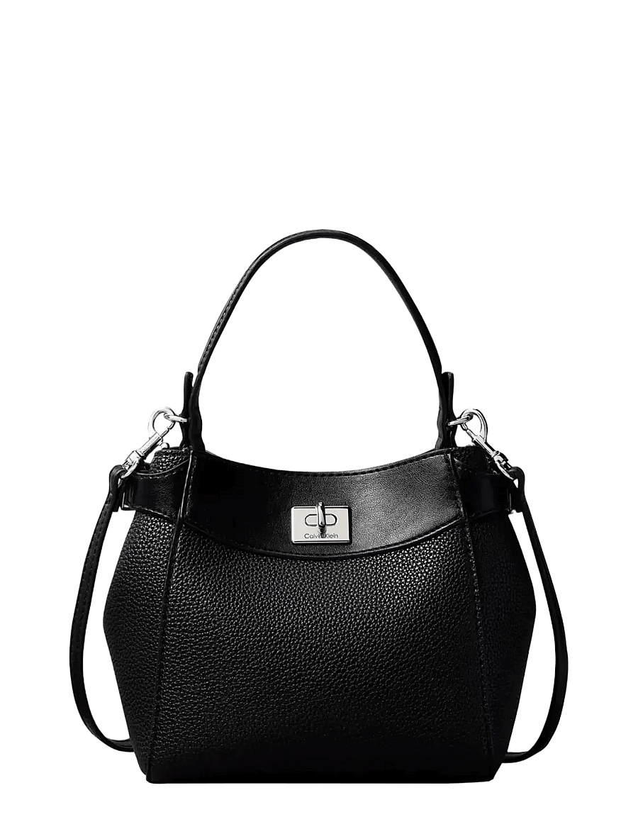 Calvin Klein - MIX MEDIA CROSSBODY - black - 0