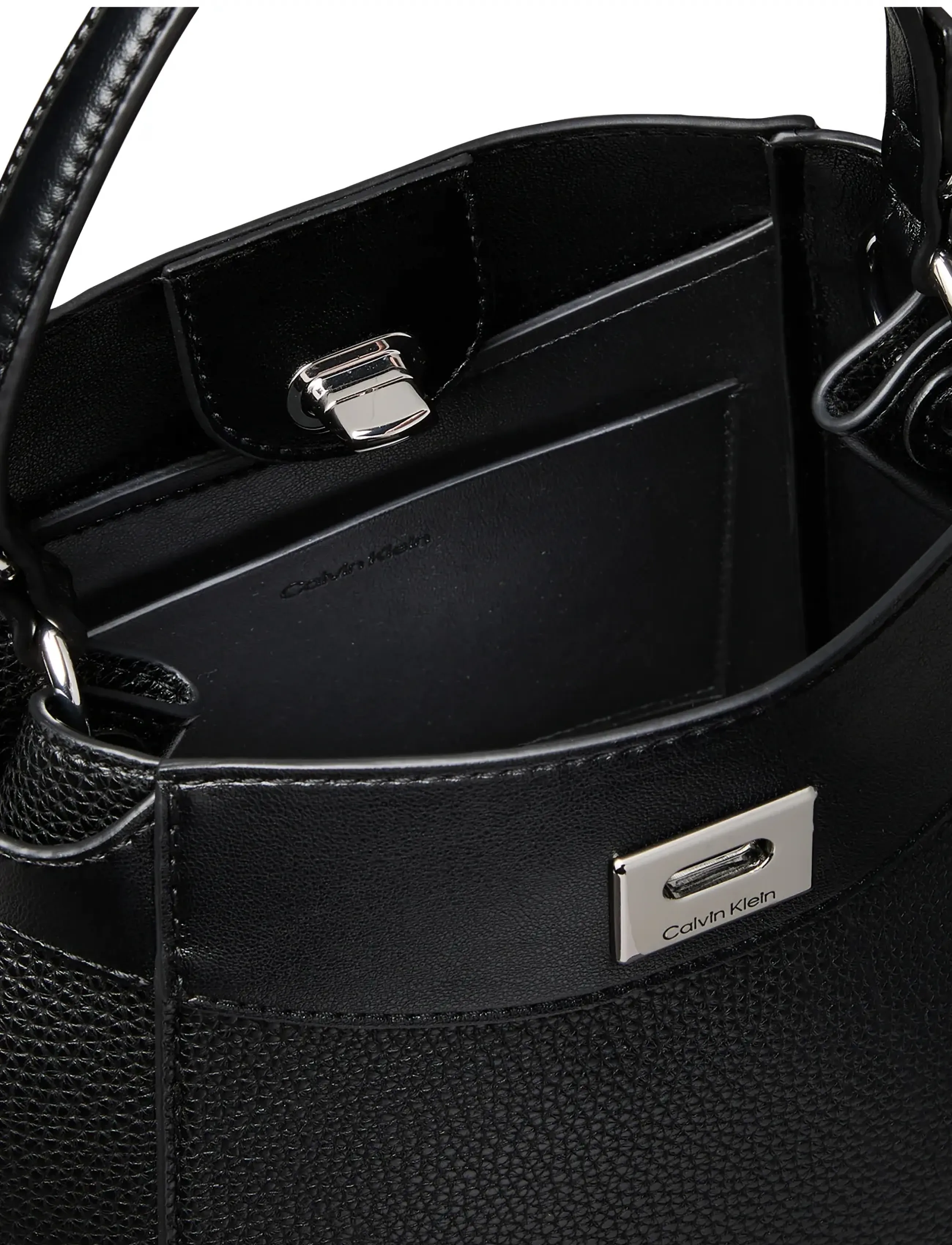 Calvin Klein - MIX MEDIA CROSSBODY - black - 2