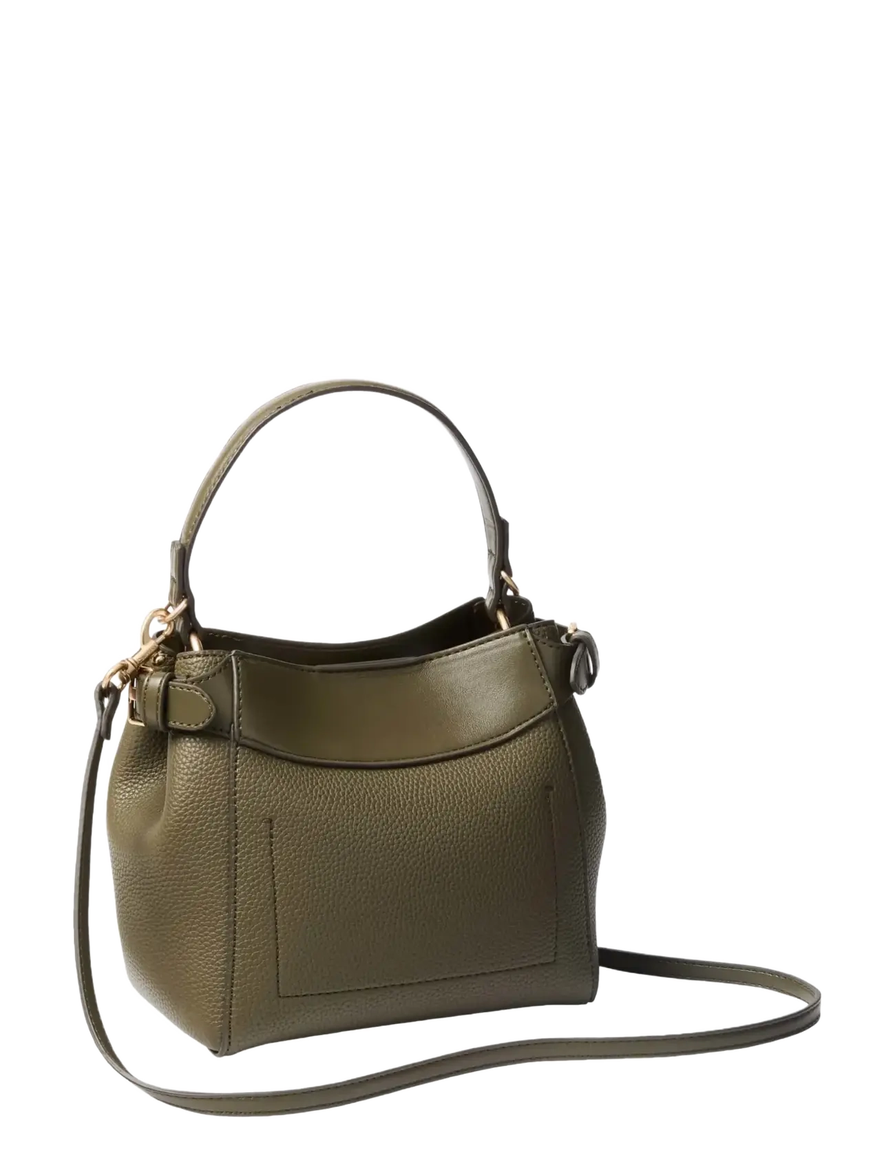 Calvin Klein - MIX MEDIA CROSSBODY - crossbody bags - olive night - 1