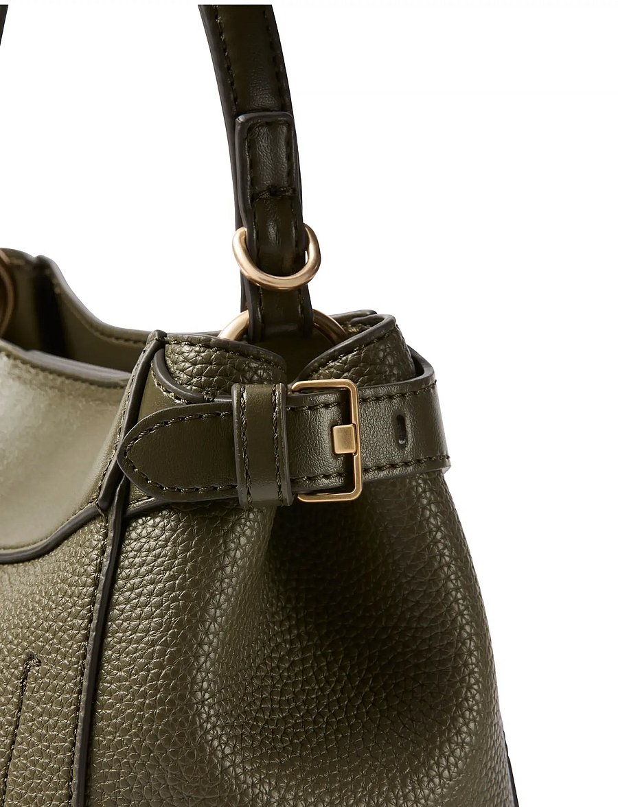 Calvin Klein - MIX MEDIA CROSSBODY - crossbody bags - olive night - 3
